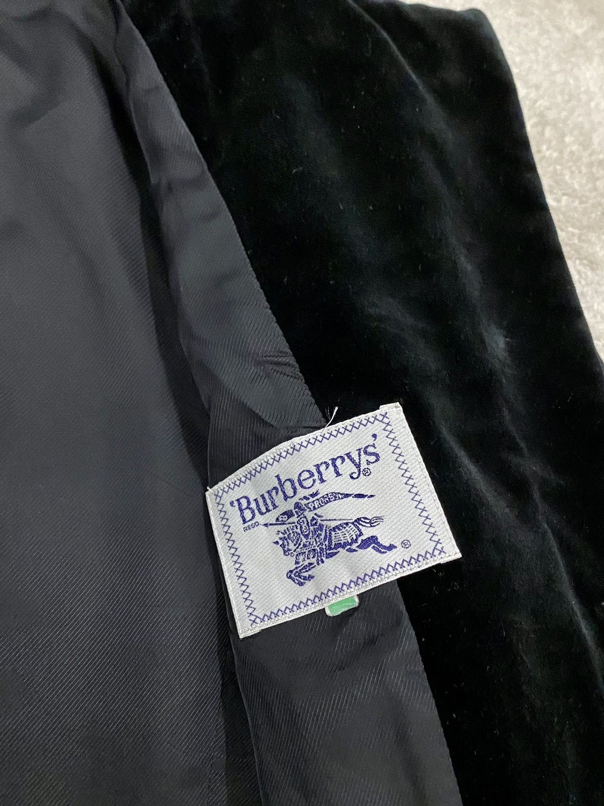 Burberry × Burberry Prorsum VINTAGE BURBERRYS VELVET SUADE CROP TOP JACKET COAT Size S / US 4 / IT 40 - 15 Thumbnail