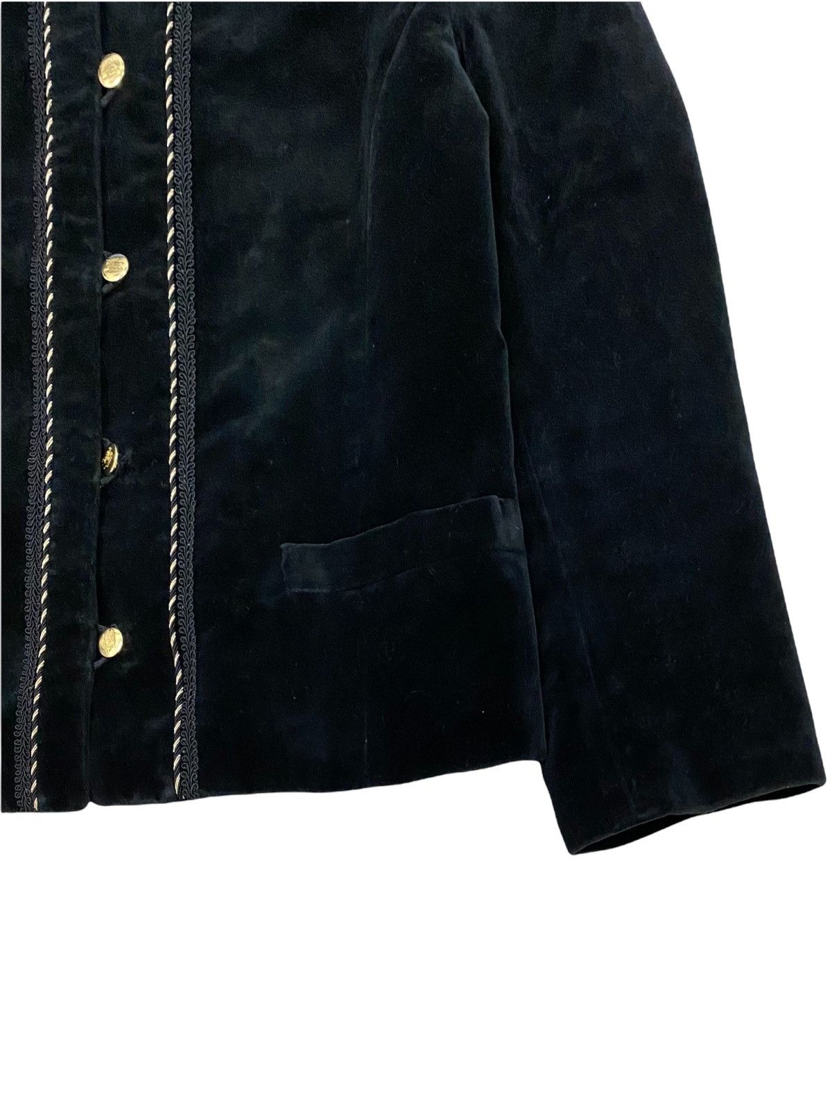 Burberry × Burberry Prorsum VINTAGE BURBERRYS VELVET SUADE CROP TOP JACKET COAT Size S / US 4 / IT 40 - 9 Thumbnail