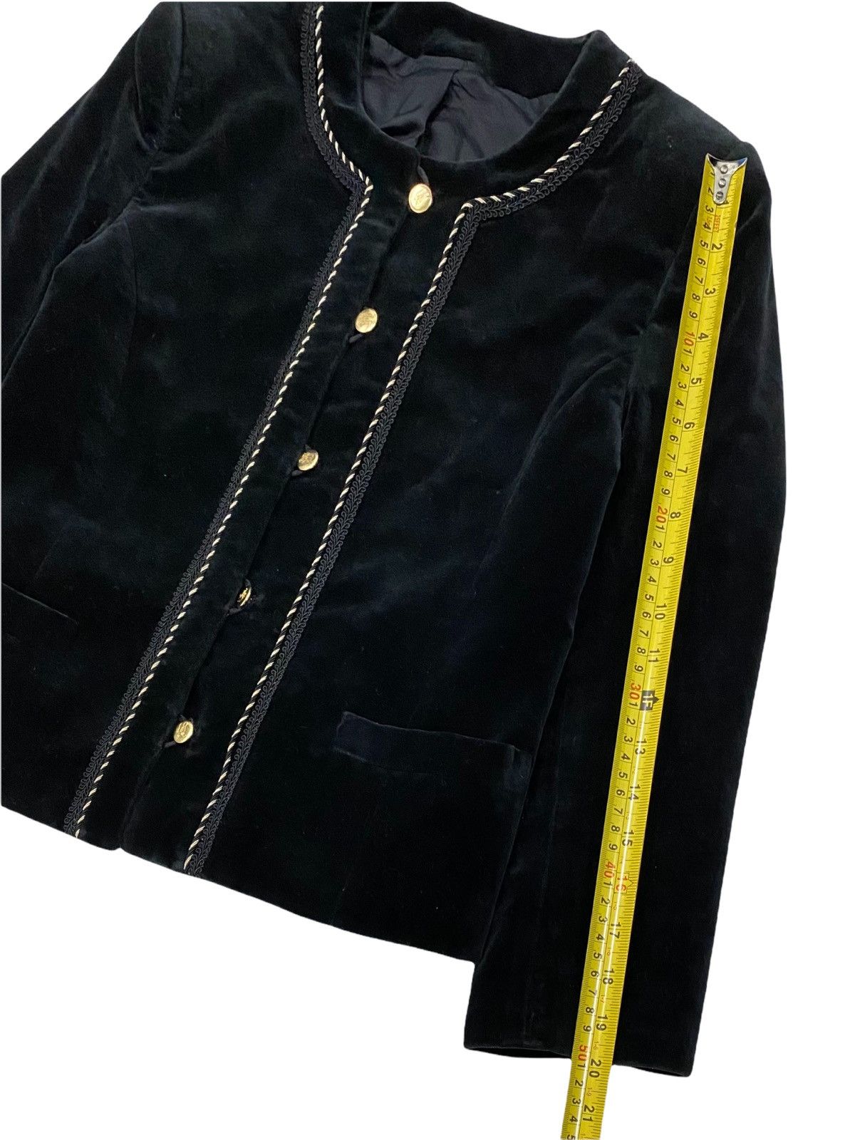 Burberry × Burberry Prorsum VINTAGE BURBERRYS VELVET SUADE CROP TOP JACKET COAT Size S / US 4 / IT 40 - 19 Thumbnail