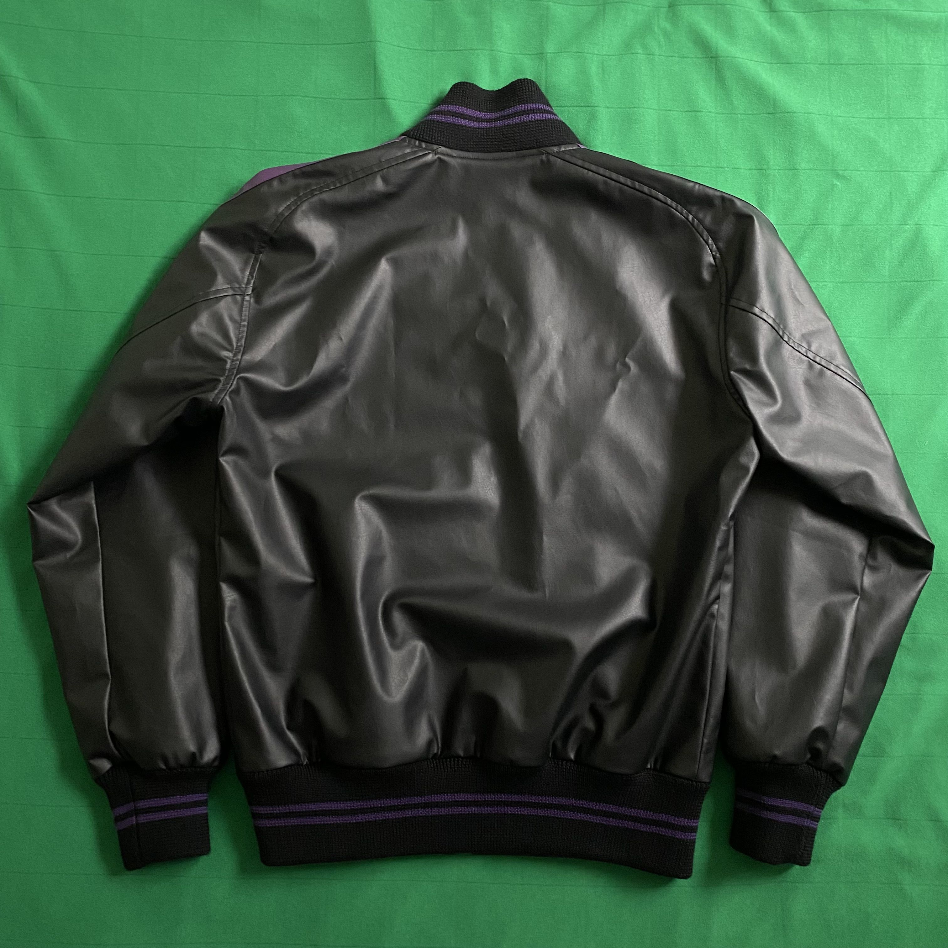 Needles Needles Faux Leather Bomber Jacket Size US S / EU 44-46 / 1 - 2 Thumbnail
