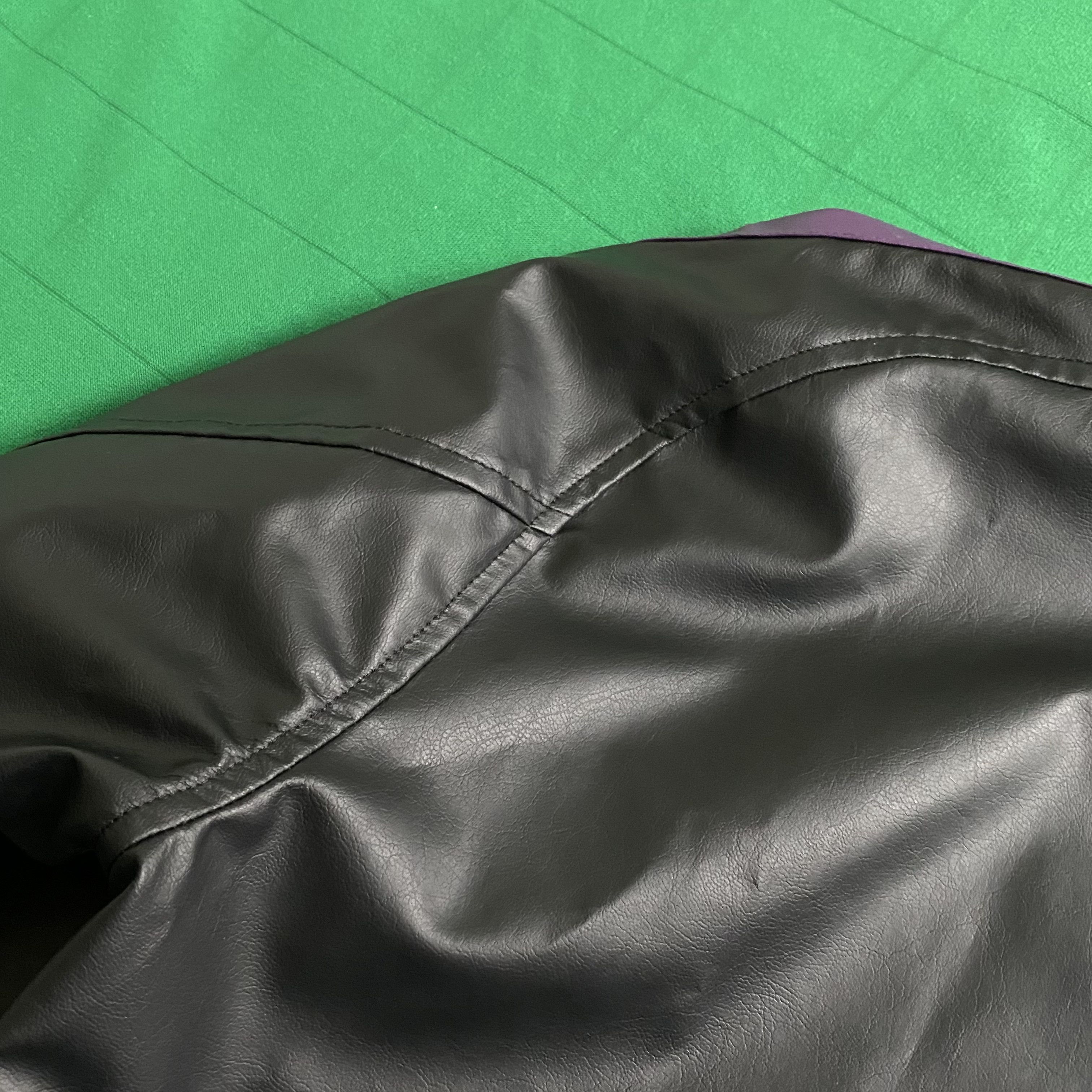 Needles Needles Faux Leather Bomber Jacket Size US S / EU 44-46 / 1 - 12 Thumbnail