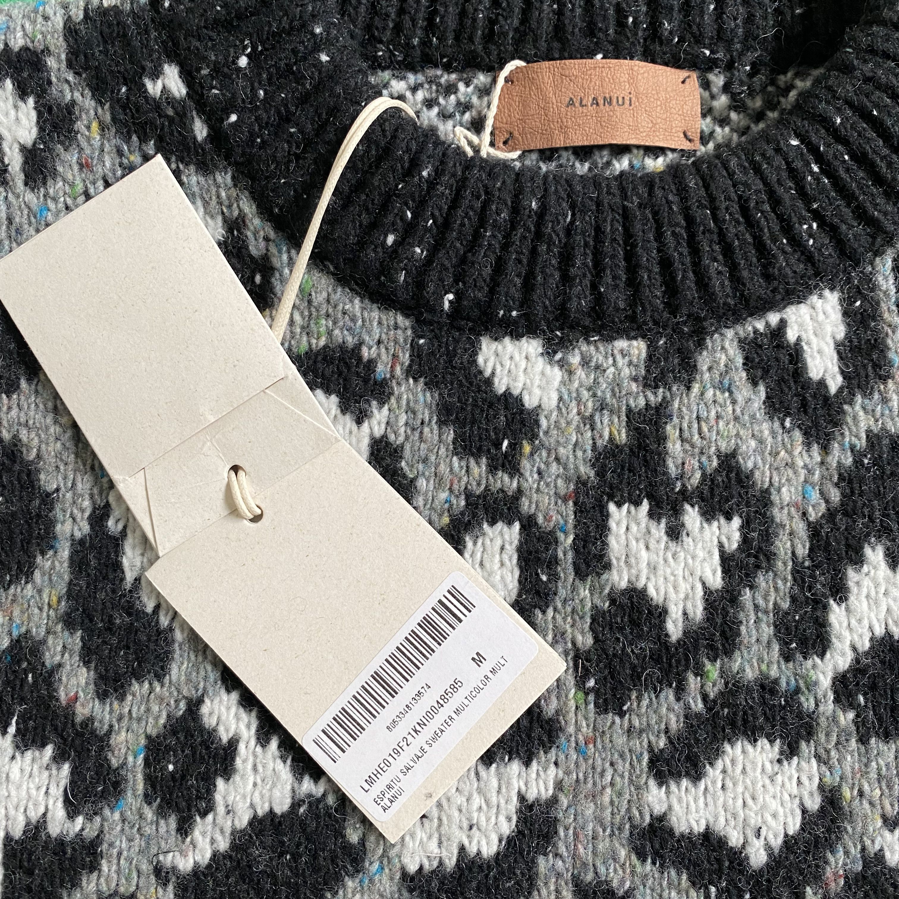 Alanui Alanui Leopard Motif Wool Sweater Size US M / EU 48-50 / 2 - 6 Thumbnail