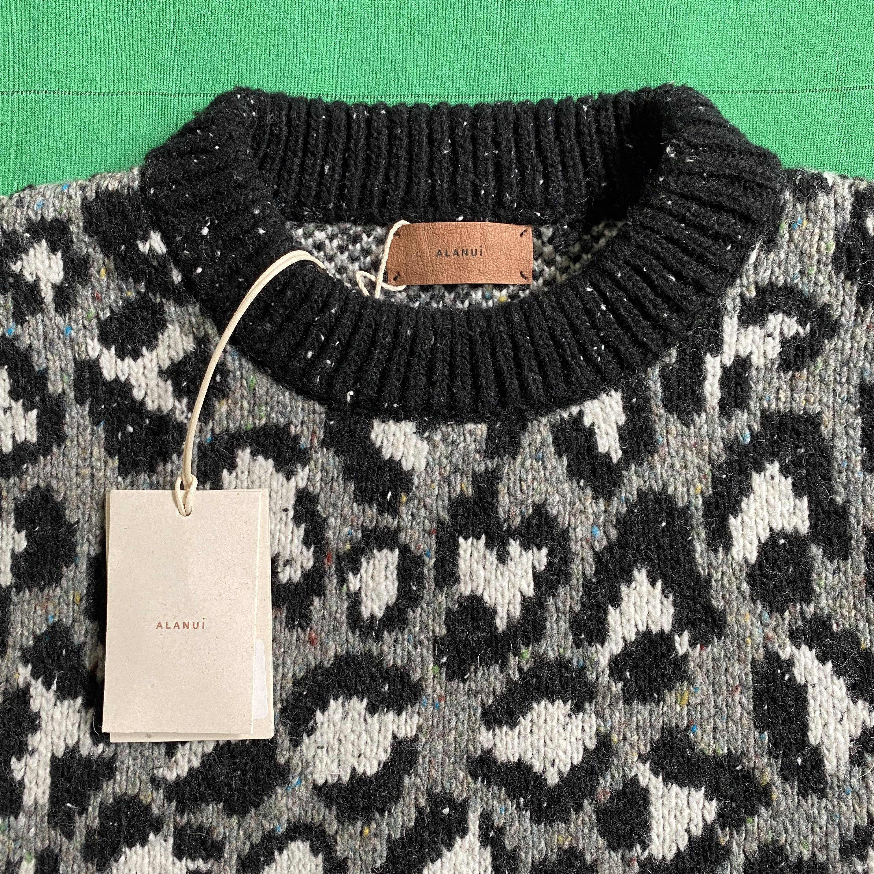 Alanui Alanui Leopard Motif Wool Sweater Size US M / EU 48-50 / 2 - 4 Thumbnail