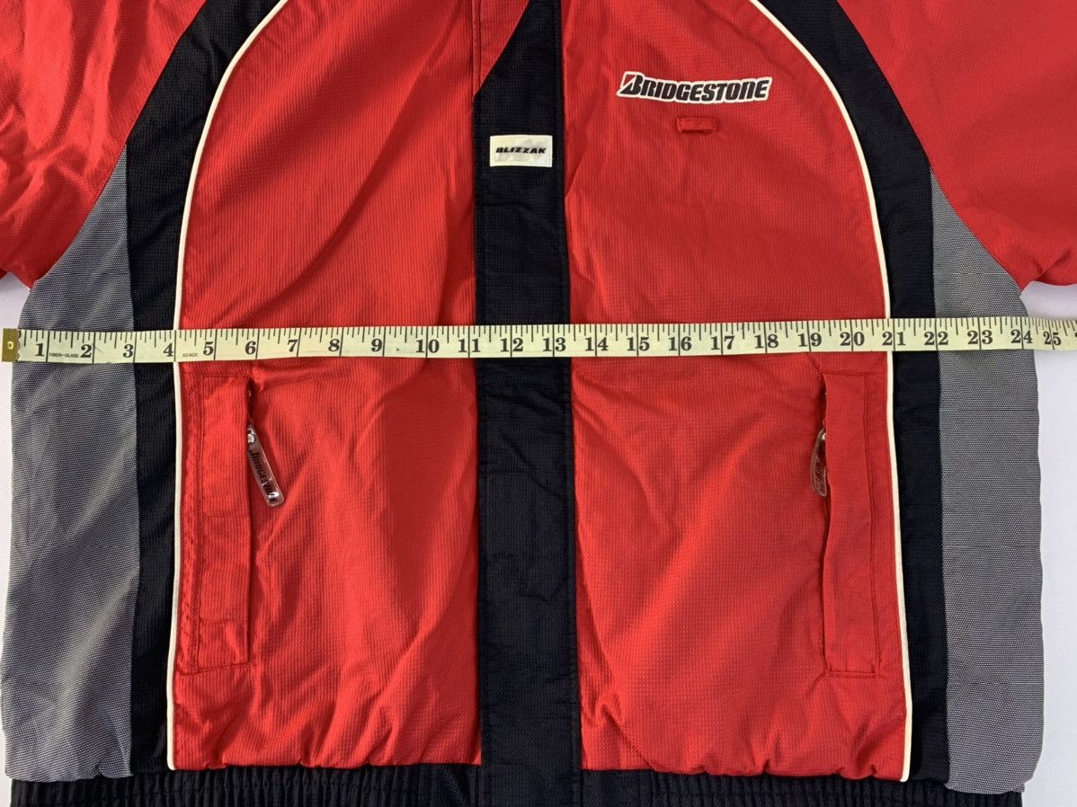 Vintage Blizzak Revolution Bridegestone Tyre Red Zipper Jacket Size US XL / EU 56 / 4 - 8 Thumbnail