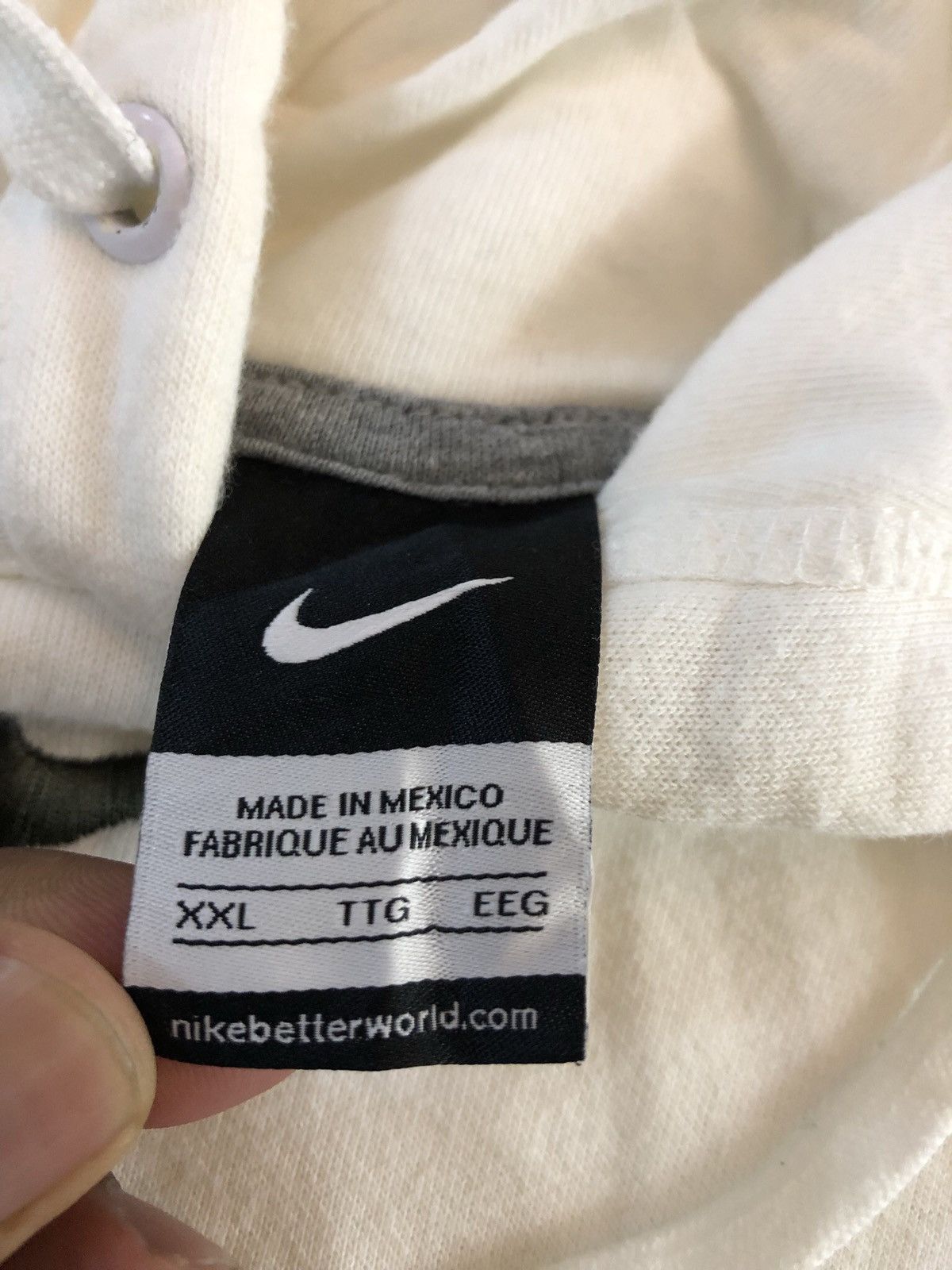 Nike × Vintage SA1 Nike Center Swoosh Rose Hullman Football Hoodies Size US XL / EU 56 / 4 - 8 Thumbnail