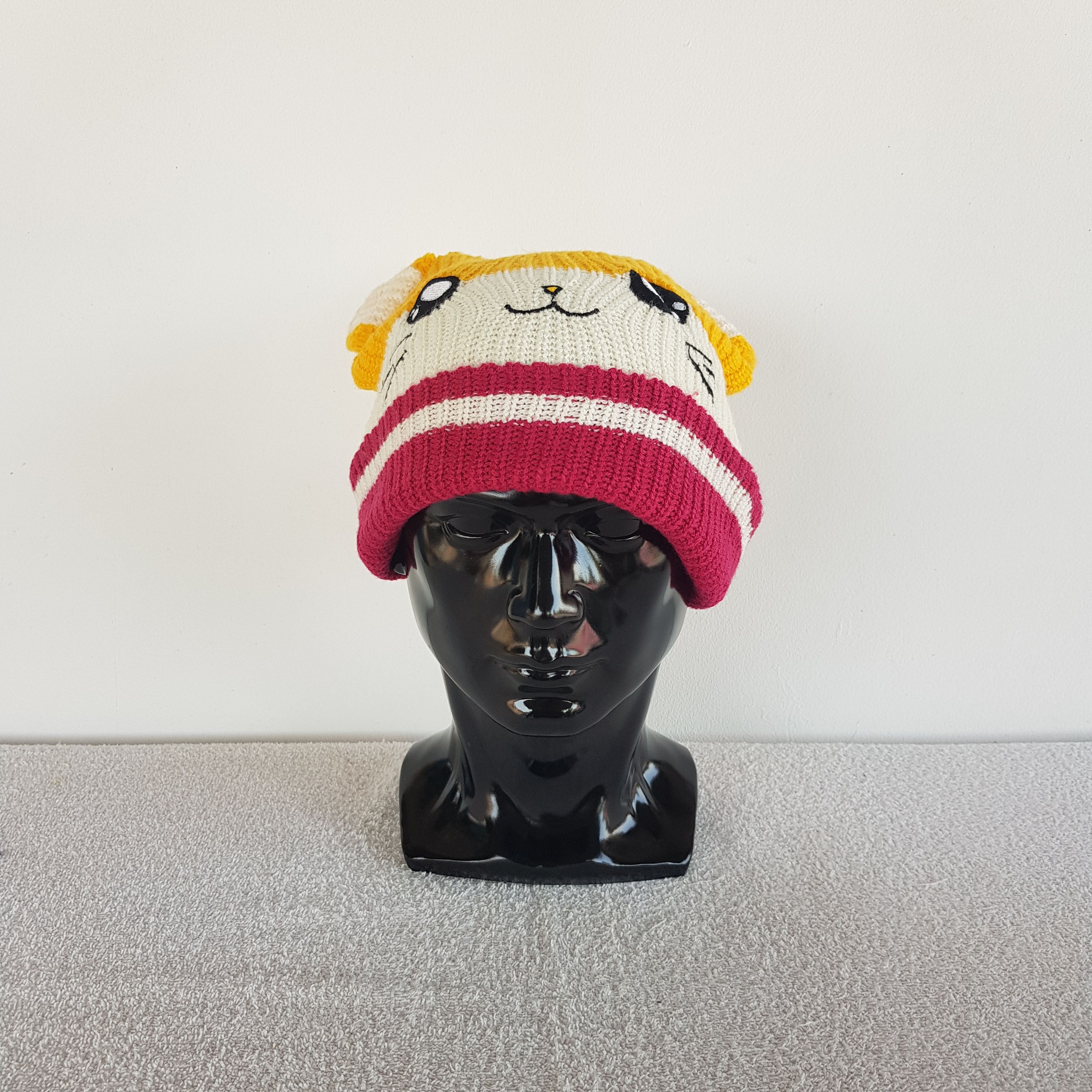 Anime × Japanese Brand × Vintage Hamtaro Mafura Beanie Japanese Snow Cap Cartoon Moscot Hats Size ONE SIZE - 2 Thumbnail
