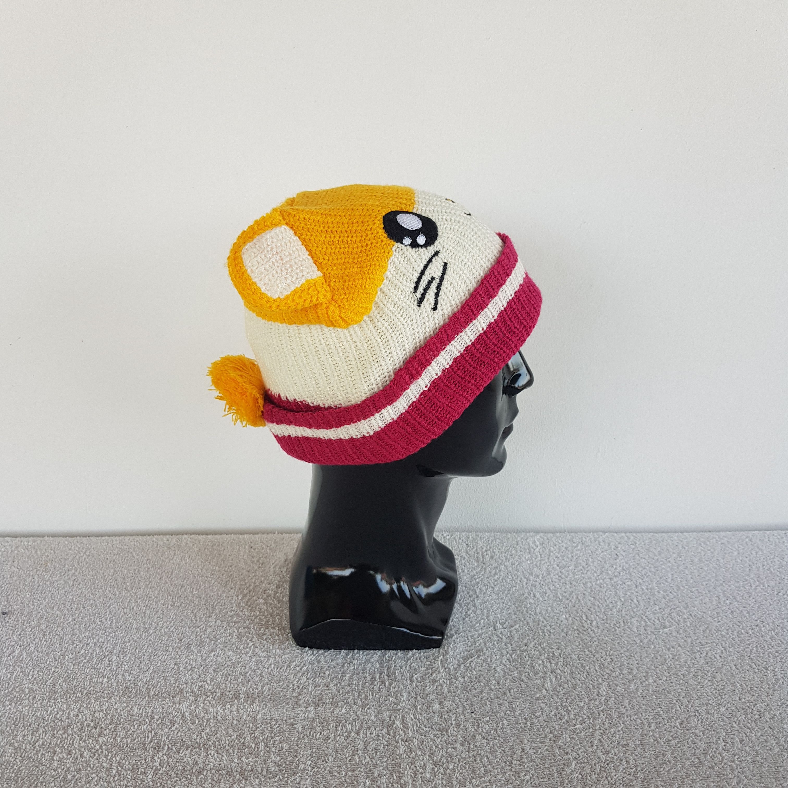 Anime × Japanese Brand × Vintage Hamtaro Mafura Beanie Japanese Snow Cap Cartoon Moscot Hats Size ONE SIZE - 3 Thumbnail