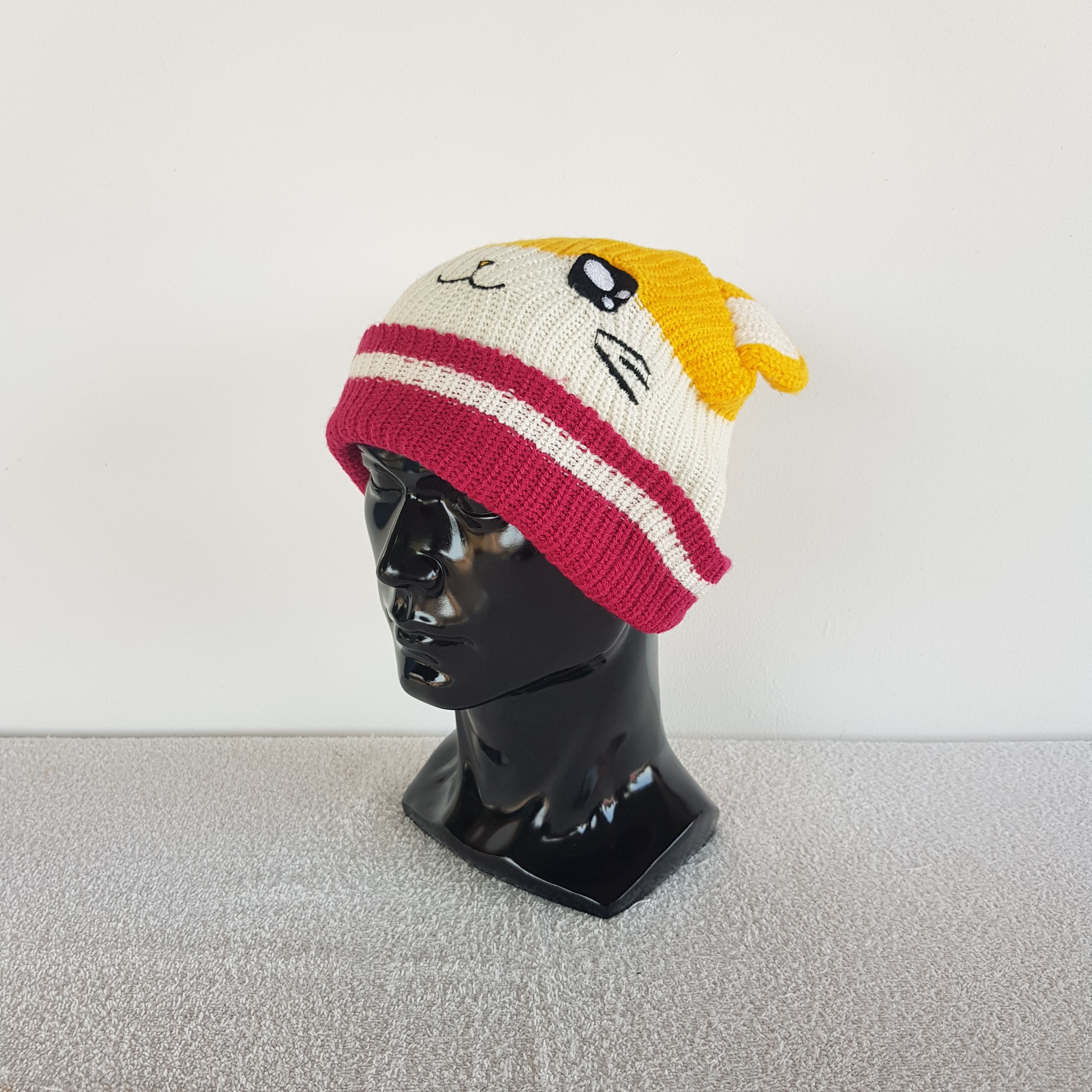 Anime × Japanese Brand × Vintage Hamtaro Mafura Beanie Japanese Snow Cap Cartoon Moscot Hats Size ONE SIZE - 1 Thumbnail
