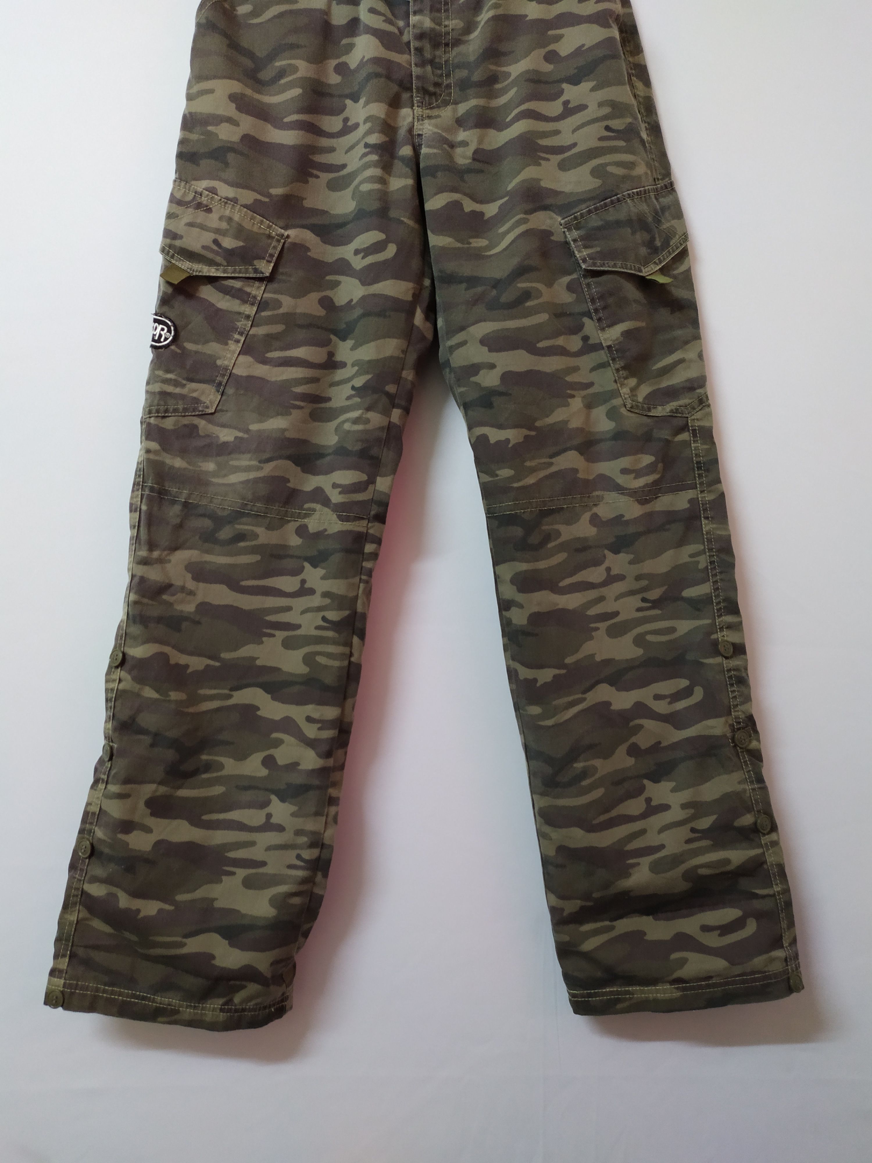 Japanese Brand JAPANESE BRAND CAMO FADED CARGO PANTS Size US 26 / EU 42 - 4 Thumbnail