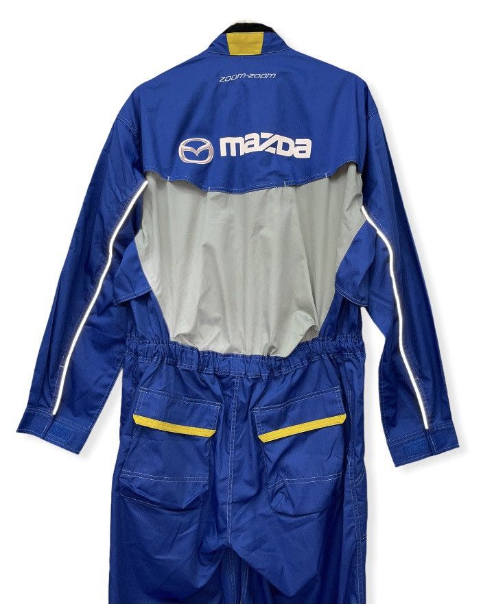 image of Gear For Sports x Racing Mazdaspeed Mazda Zoom-Zoom Japan Coverall Jumpsuit in Blue/Grey (Size 34)