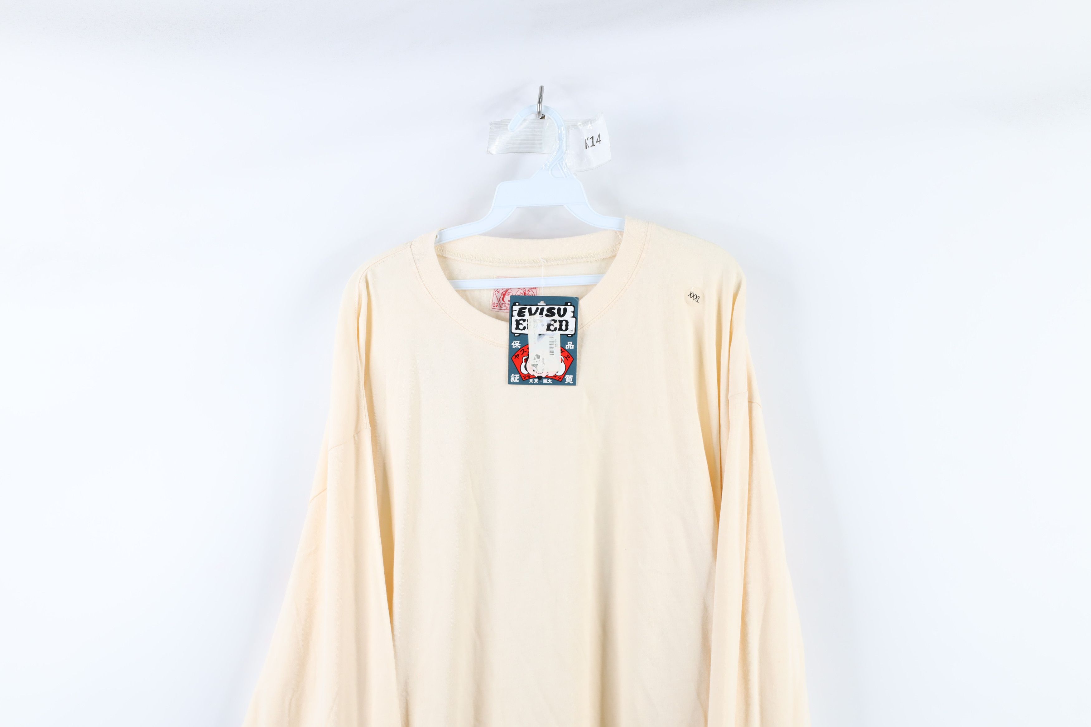 Evisu × Vintage NOS Vintage 90s EVISU Jeans Double Sided Long Sleeve T-Shirt Size US XXL / EU 58 / 5 - 2 Thumbnail