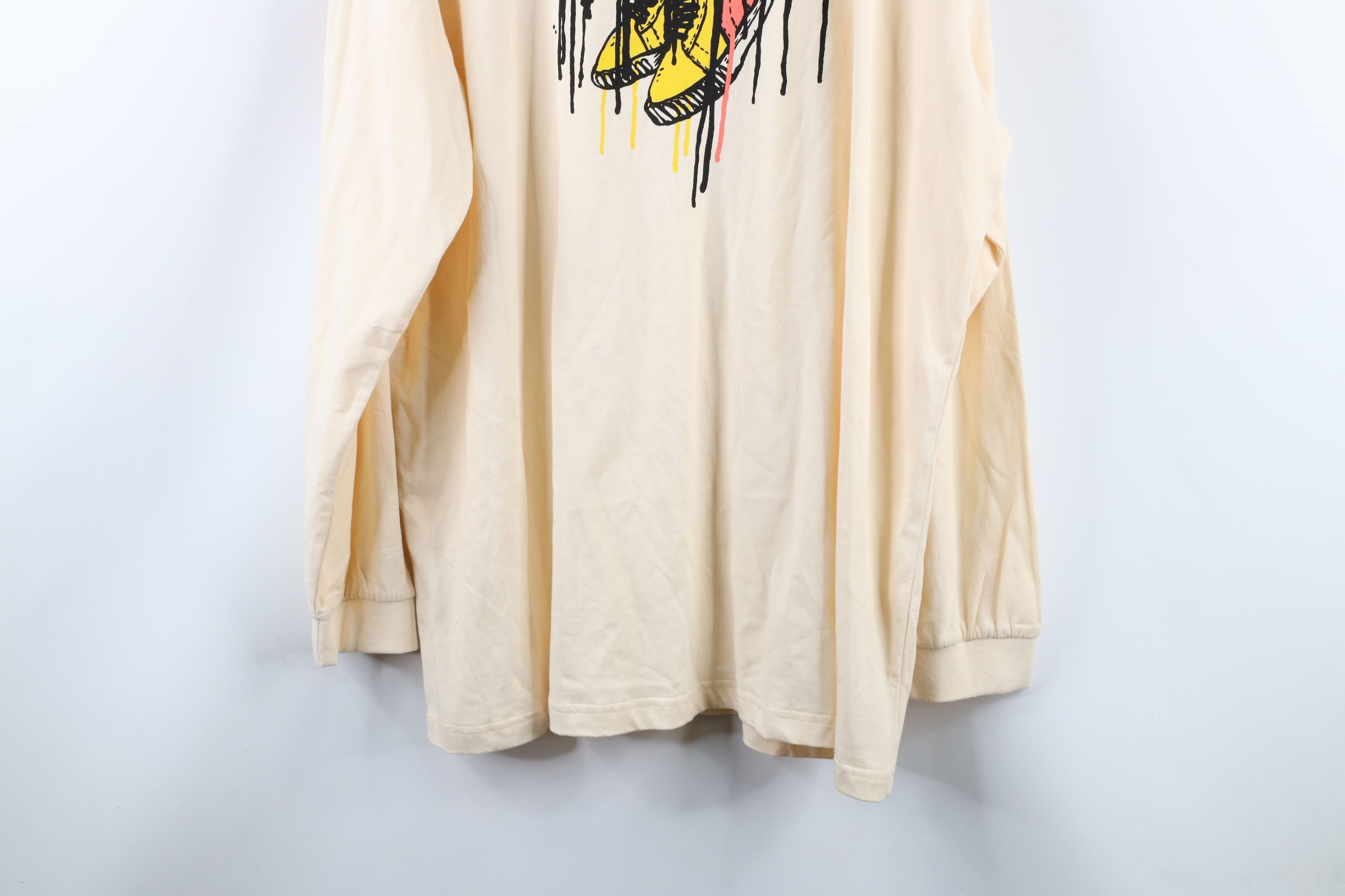 Evisu × Vintage NOS Vintage 90s EVISU Jeans Double Sided Long Sleeve T-Shirt Size US XXL / EU 58 / 5 - 9 Thumbnail