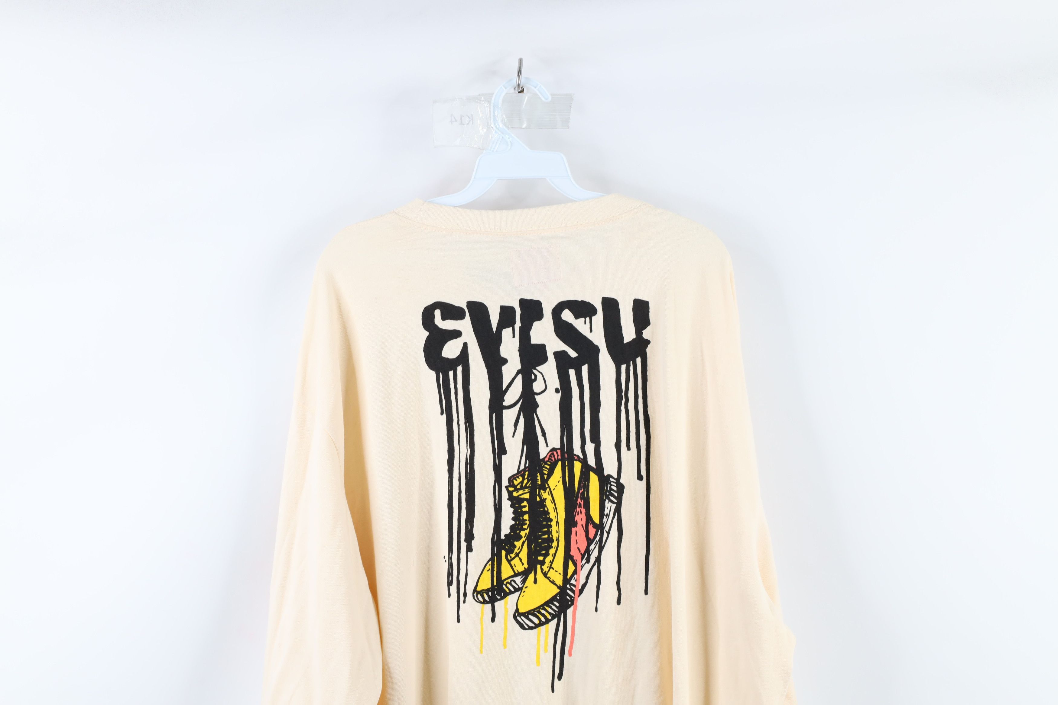 Evisu × Vintage NOS Vintage 90s EVISU Jeans Double Sided Long Sleeve T-Shirt Size US XXL / EU 58 / 5 - 8 Thumbnail