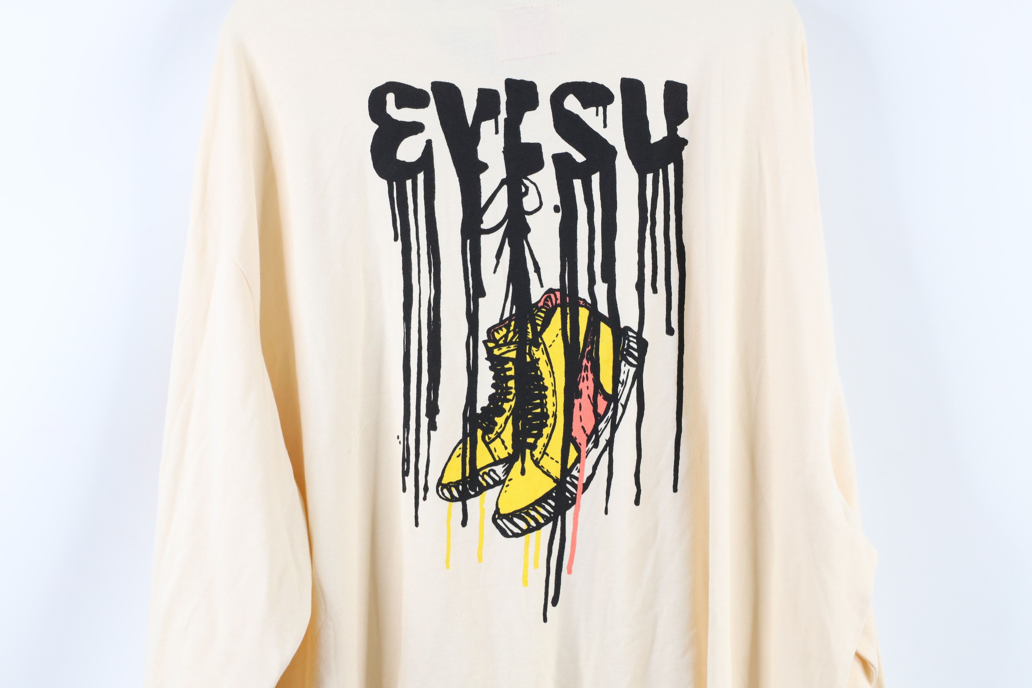 Evisu × Vintage NOS Vintage 90s EVISU Jeans Double Sided Long Sleeve T-Shirt Size US XXL / EU 58 / 5 - 10 Thumbnail