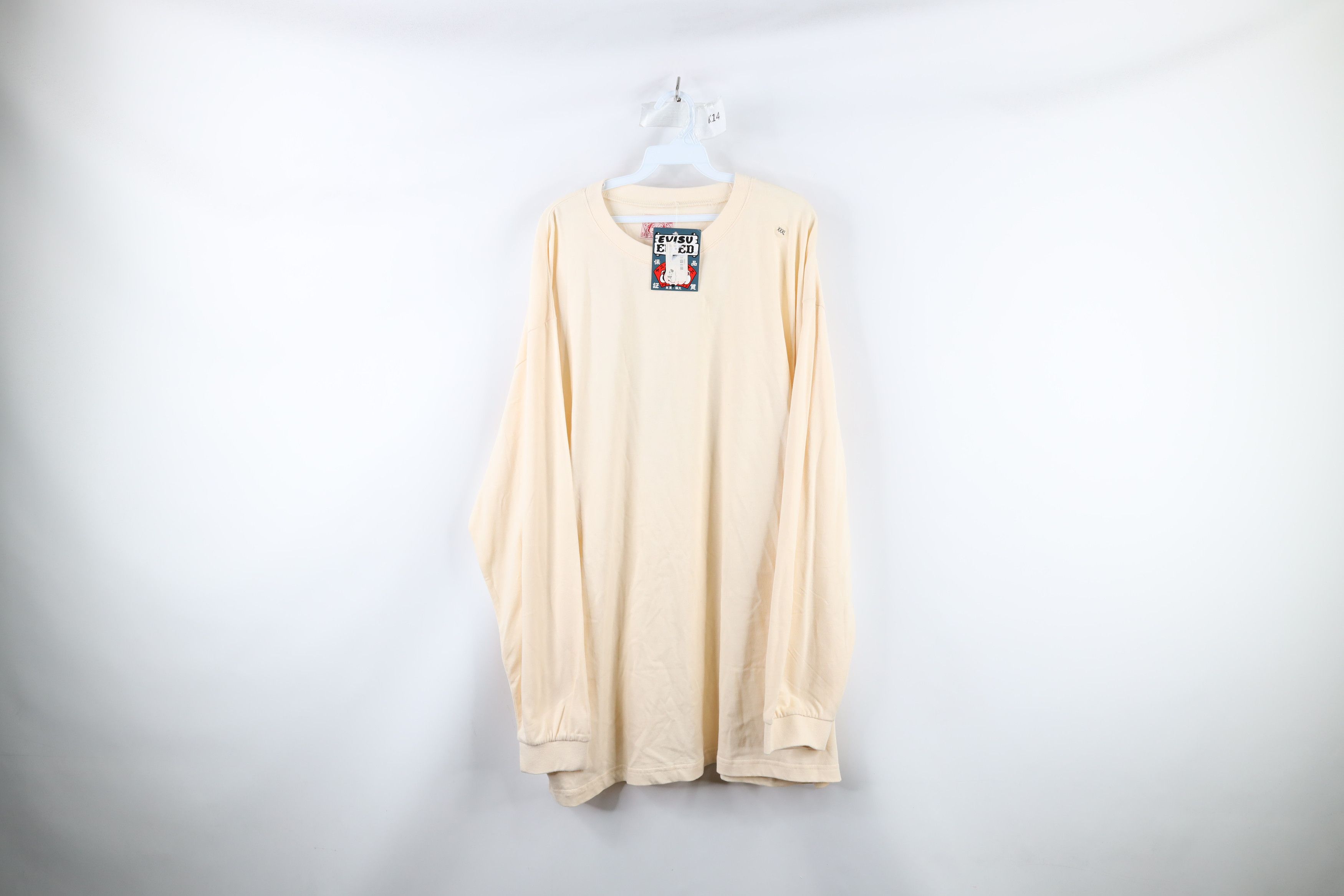 Evisu × Vintage NOS Vintage 90s EVISU Jeans Double Sided Long Sleeve T-Shirt Size US XXL / EU 58 / 5 - 1 Thumbnail