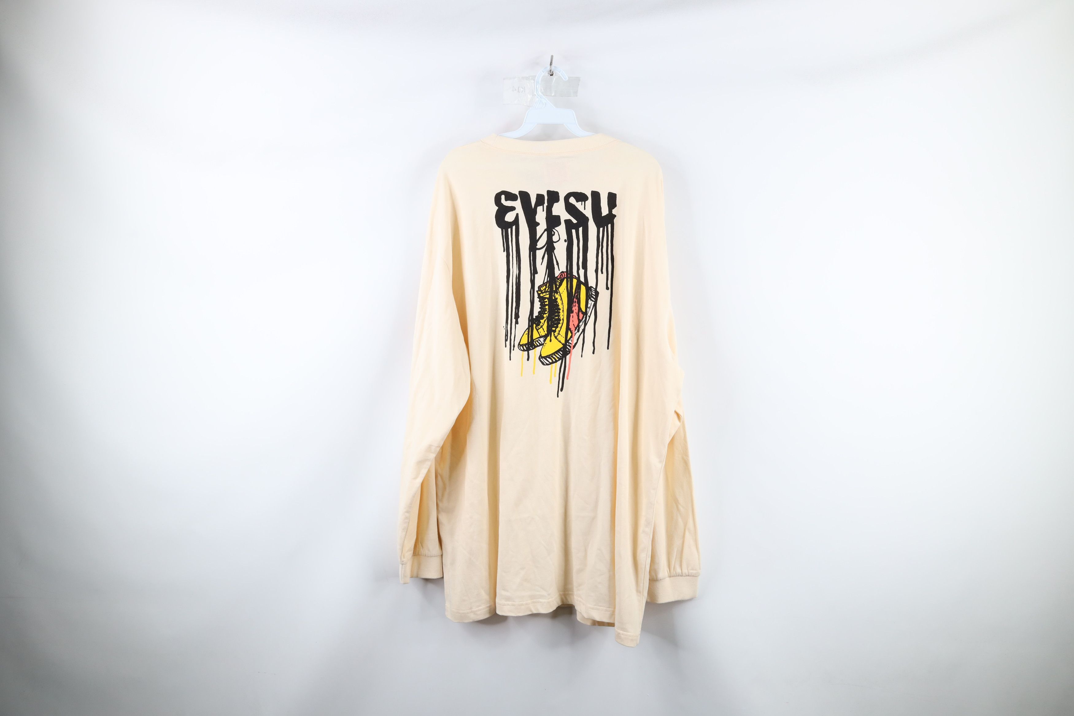 Evisu × Vintage NOS Vintage 90s EVISU Jeans Double Sided Long Sleeve T-Shirt Size US XXL / EU 58 / 5 - 7 Thumbnail