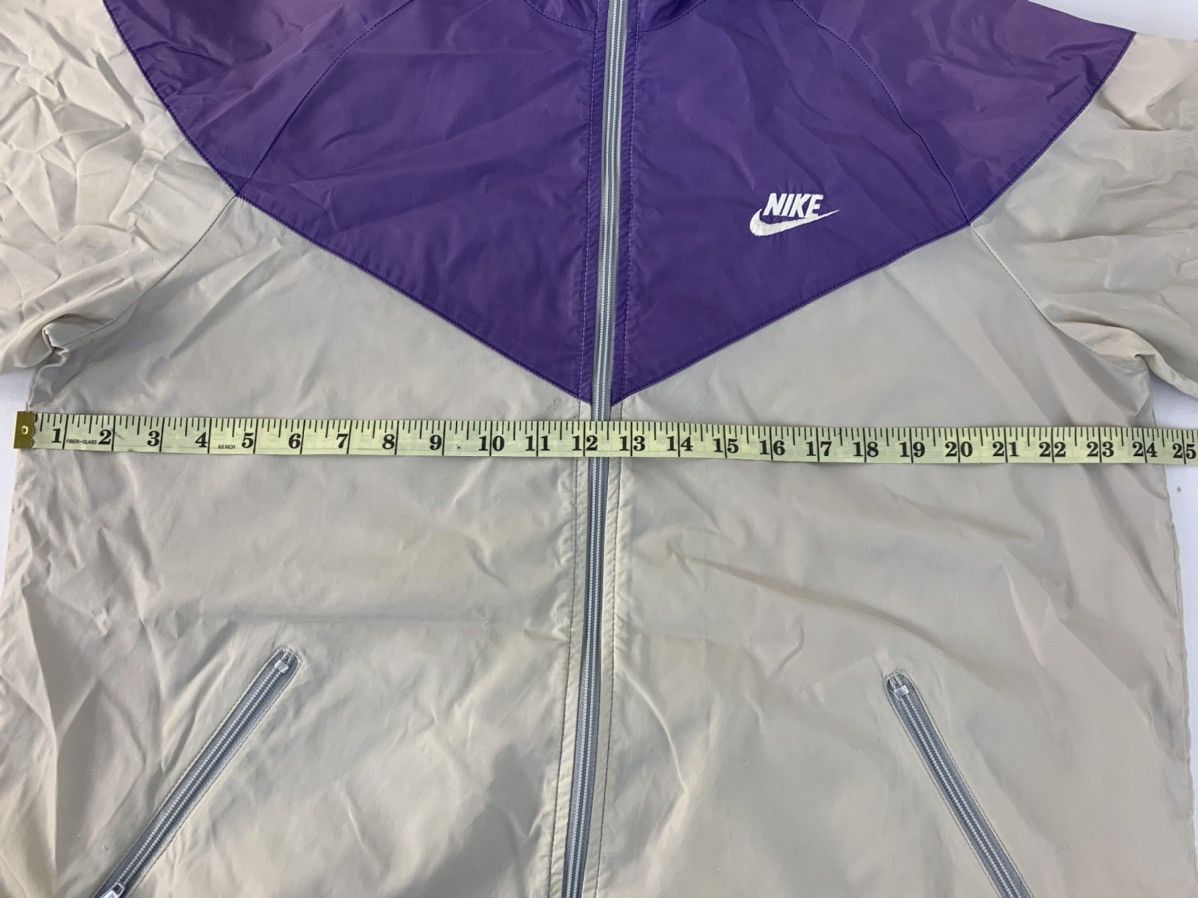 Nike 90s Nike Embroidery Logo Hooded Windbreaker Jacket Size US XL / EU 56 / 4 - 6 Thumbnail