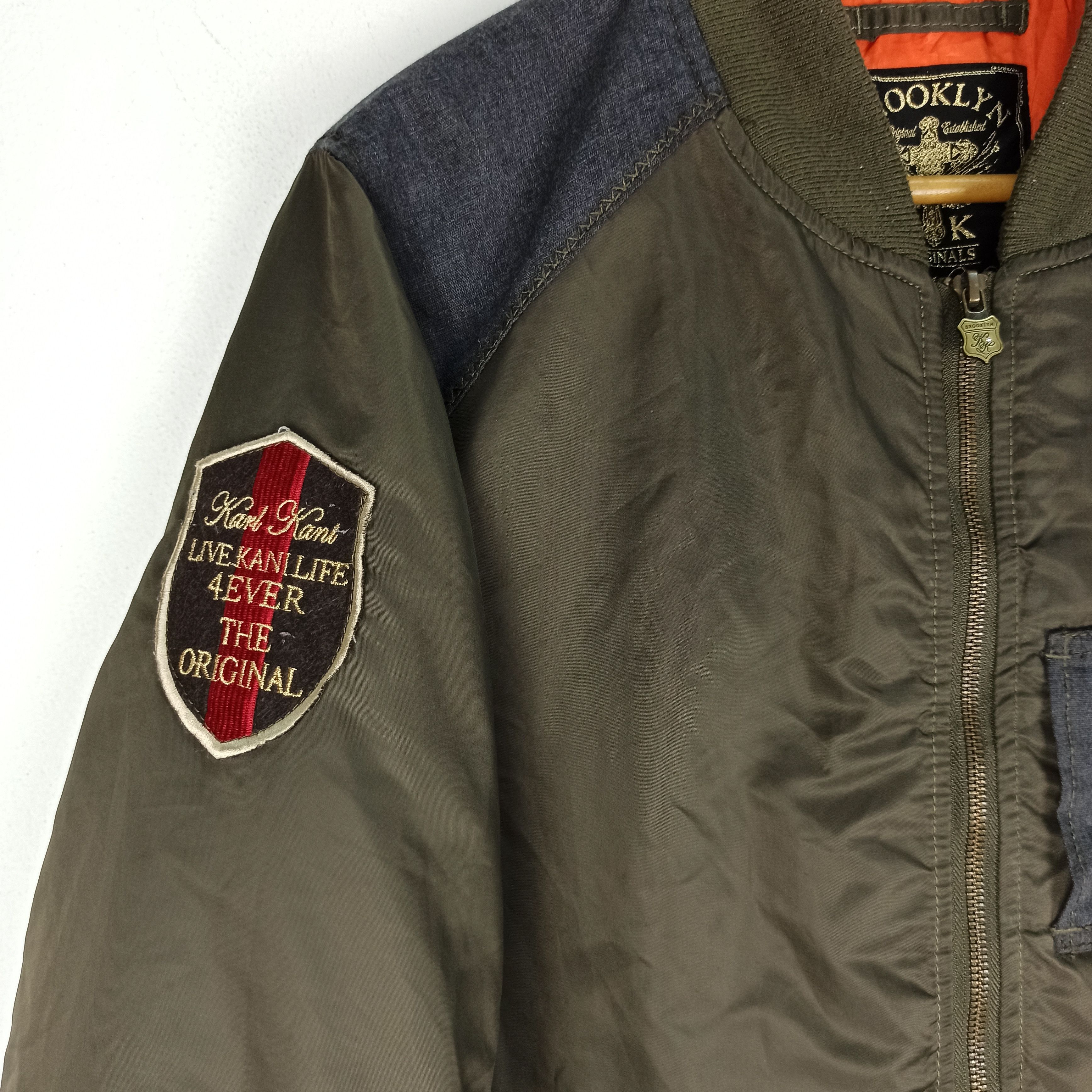 Karl Kani 🔥STEALS🔥 Karl Kani Flight Bomber Jacket Style Vintage Size US L / EU 52-54 / 3 - 4 Thumbnail