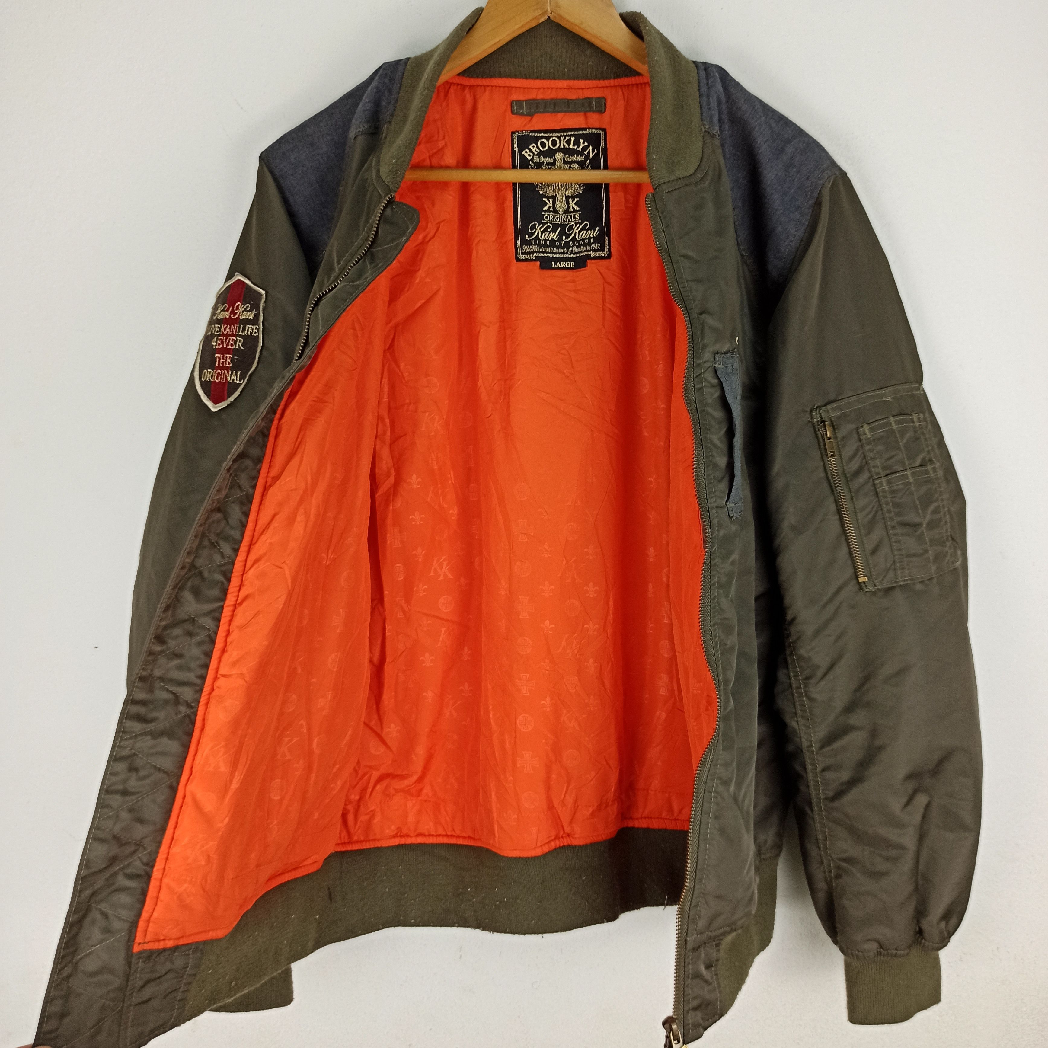 Karl Kani 🔥STEALS🔥 Karl Kani Flight Bomber Jacket Style Vintage Size US L / EU 52-54 / 3 - 8 Thumbnail