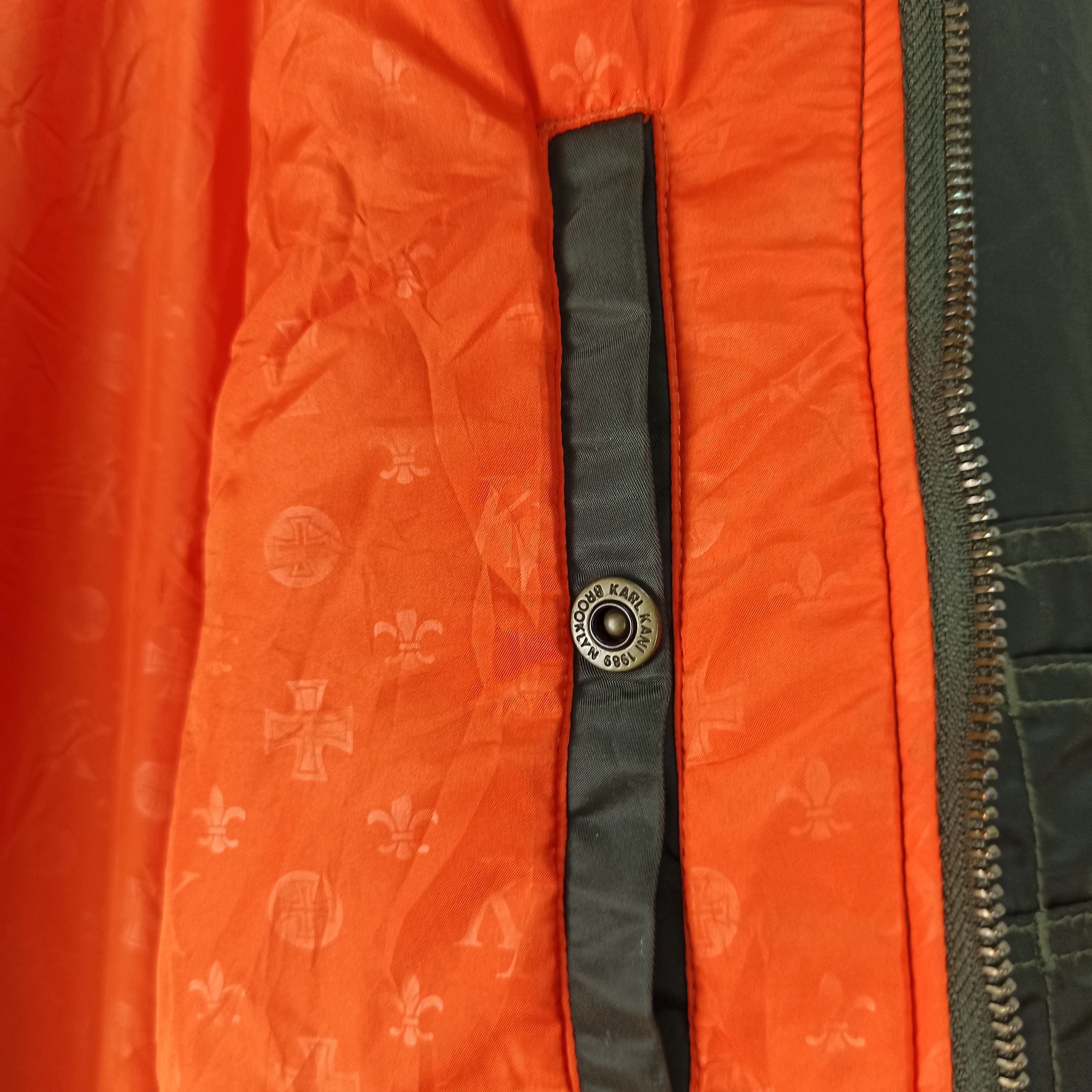 Karl Kani 🔥STEALS🔥 Karl Kani Flight Bomber Jacket Style Vintage Size US L / EU 52-54 / 3 - 11 Thumbnail