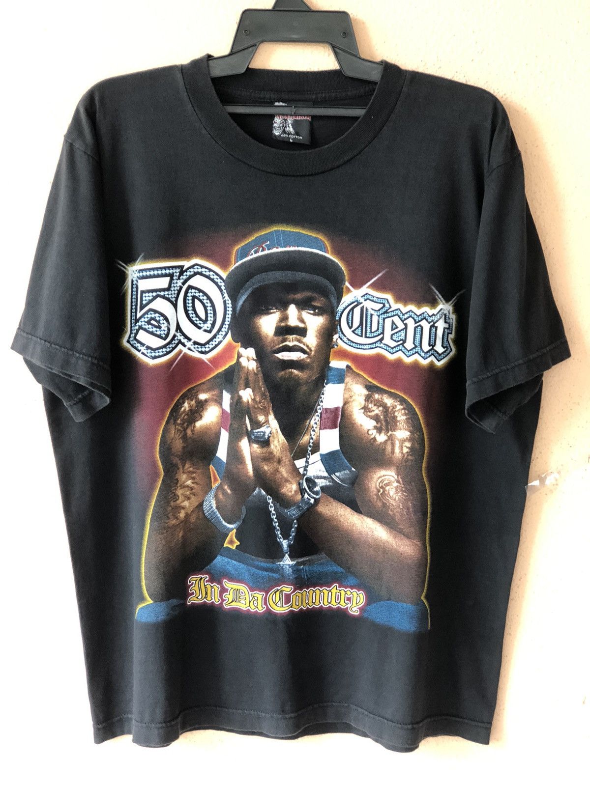 Rap Tees × Vintage Vintage Y2K 50 Cent Bootleg Rare Rap Tee Size US L / EU 52-54 / 3 - 1 Thumbnail