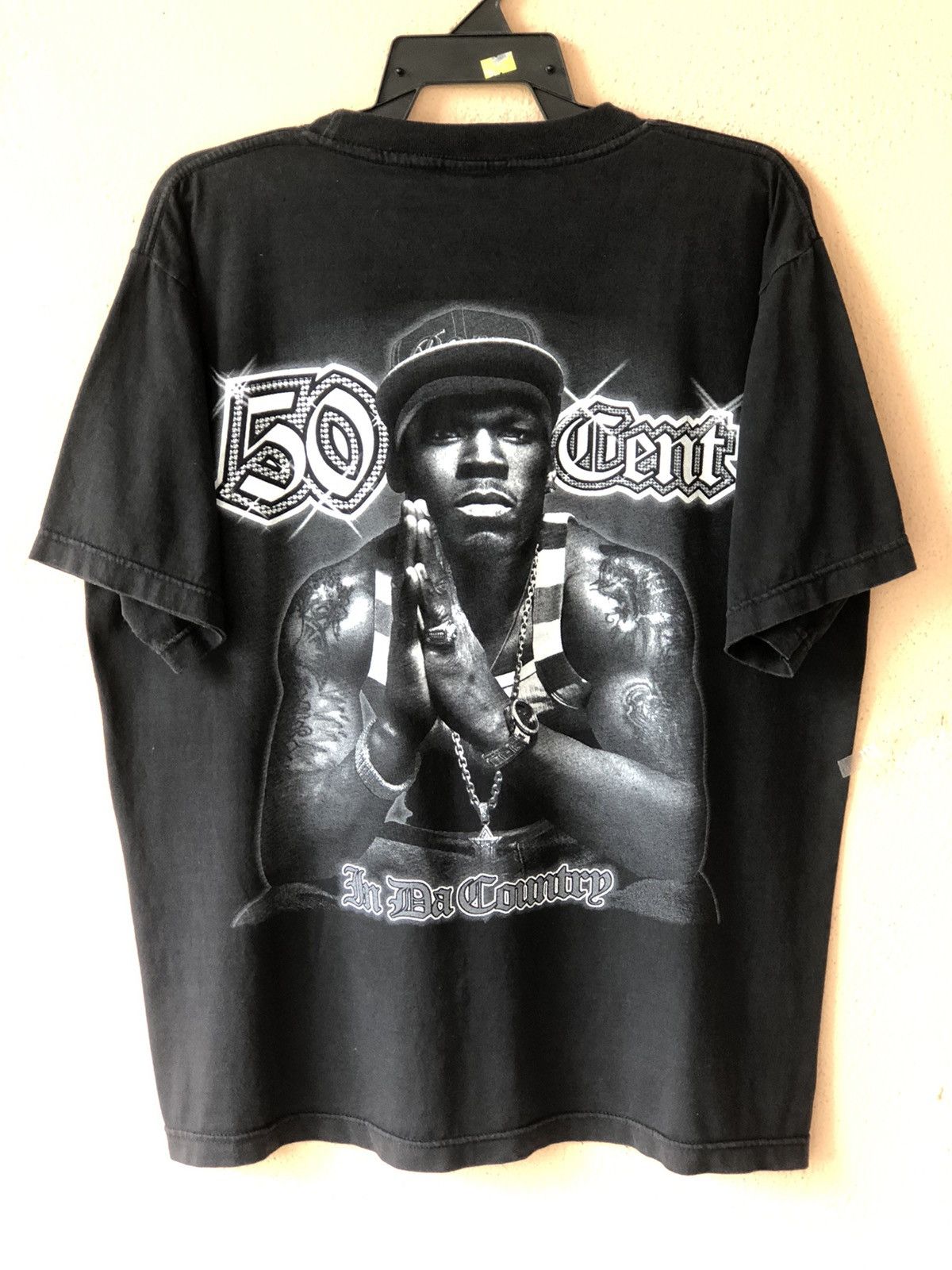 Rap Tees × Vintage Vintage Y2K 50 Cent Bootleg Rare Rap Tee Size US L / EU 52-54 / 3 - 8 Thumbnail