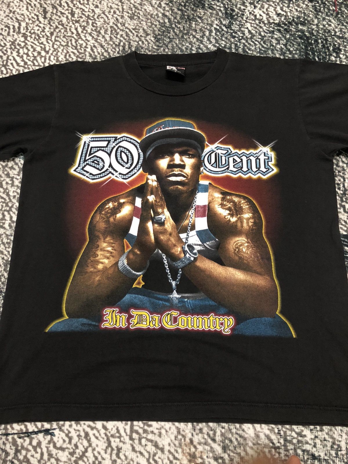 Rap Tees × Vintage Vintage Y2K 50 Cent Bootleg Rare Rap Tee Size US L / EU 52-54 / 3 - 2 Thumbnail