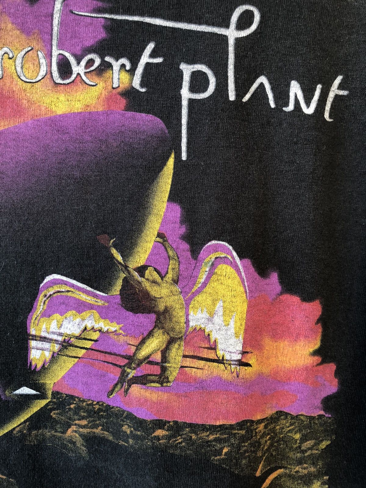 Band Tees × Led Zeppelin × Vintage Vintage 90s Robert Plant Jimmy Page Unledded Tour Tee Size US XL / EU 56 / 4 - 3 Thumbnail