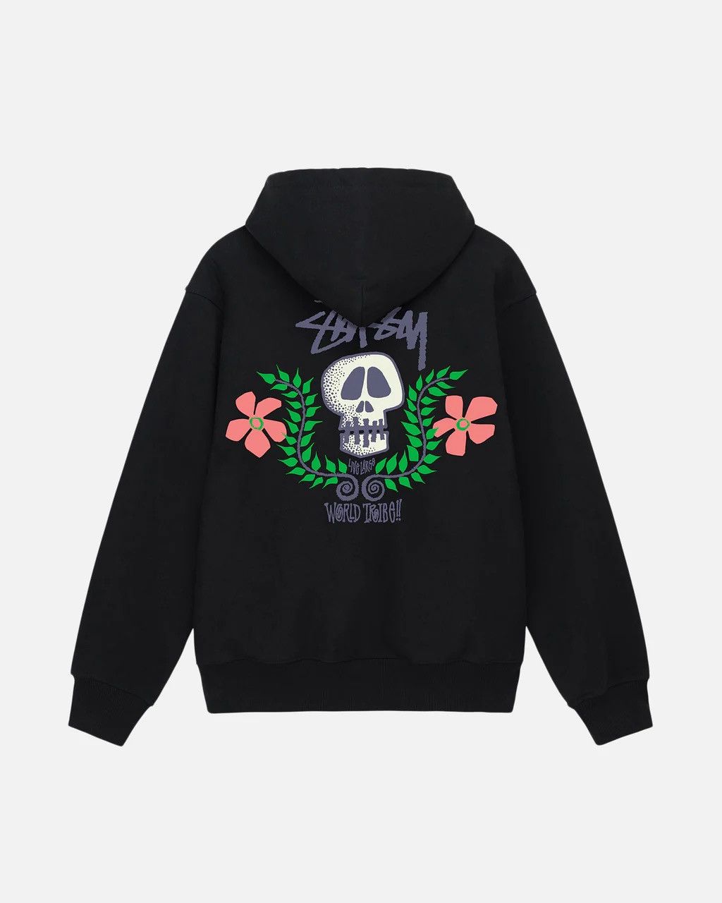 Stussy Skull Crest Zip Hoodie