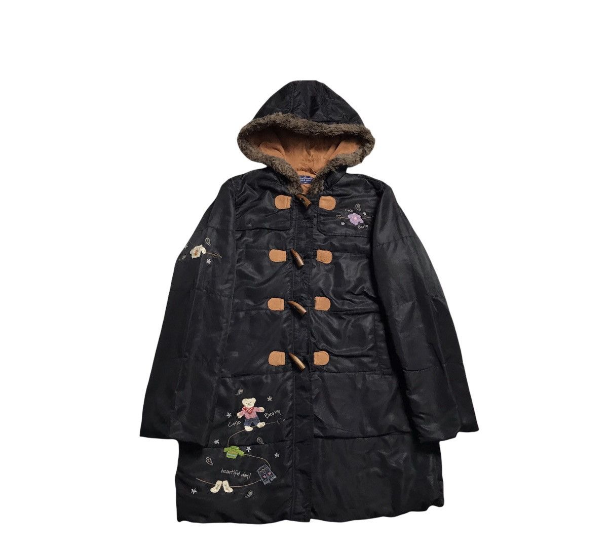 Designer × Japanese Brand × Vintage Vintage Japanese Embroidery Cuse Berry Overcoat Jacket Size US M / EU 48-50 / 2 - 1 Thumbnail