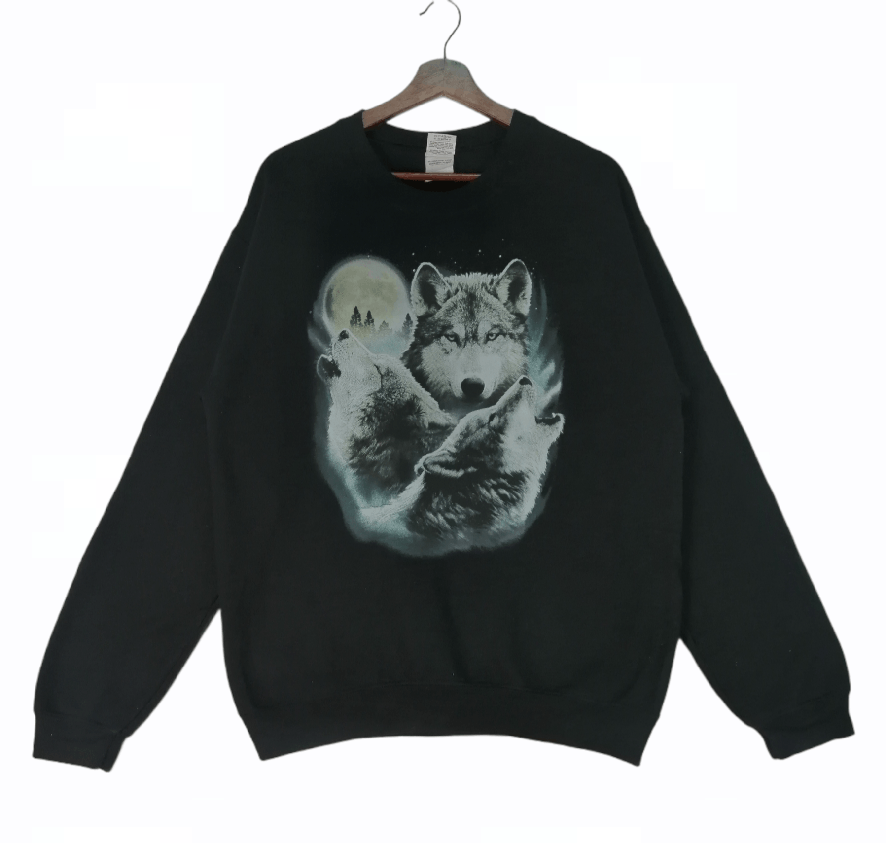 image of Animal Tee x Gildan Vintage Gildan Animal Print 3D in Black, Men's (Size Medium)