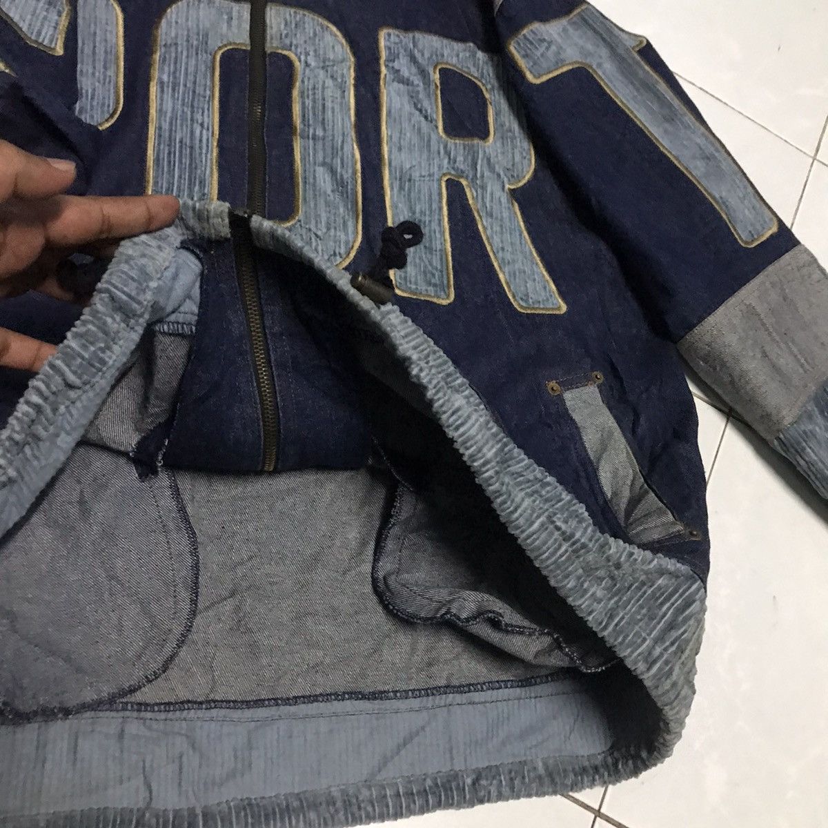 Designer × Japanese Brand × Vintage Vintage Japanese Infinity SPORT Embroidery Hooded Jacket Size US L / EU 52-54 / 3 - 7 Thumbnail