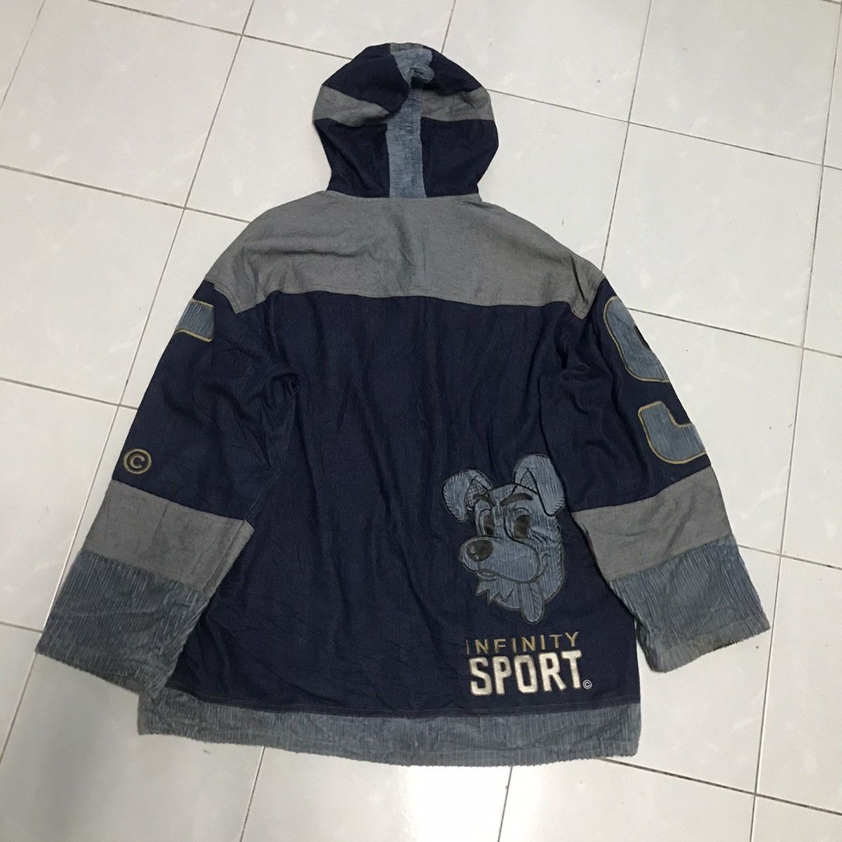 Designer × Japanese Brand × Vintage Vintage Japanese Infinity SPORT Embroidery Hooded Jacket Size US L / EU 52-54 / 3 - 11 Thumbnail