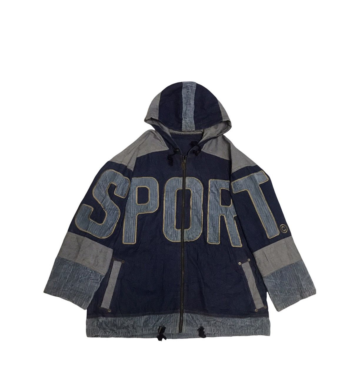 Designer × Japanese Brand × Vintage Vintage Japanese Infinity SPORT Embroidery Hooded Jacket Size US L / EU 52-54 / 3 - 1 Thumbnail