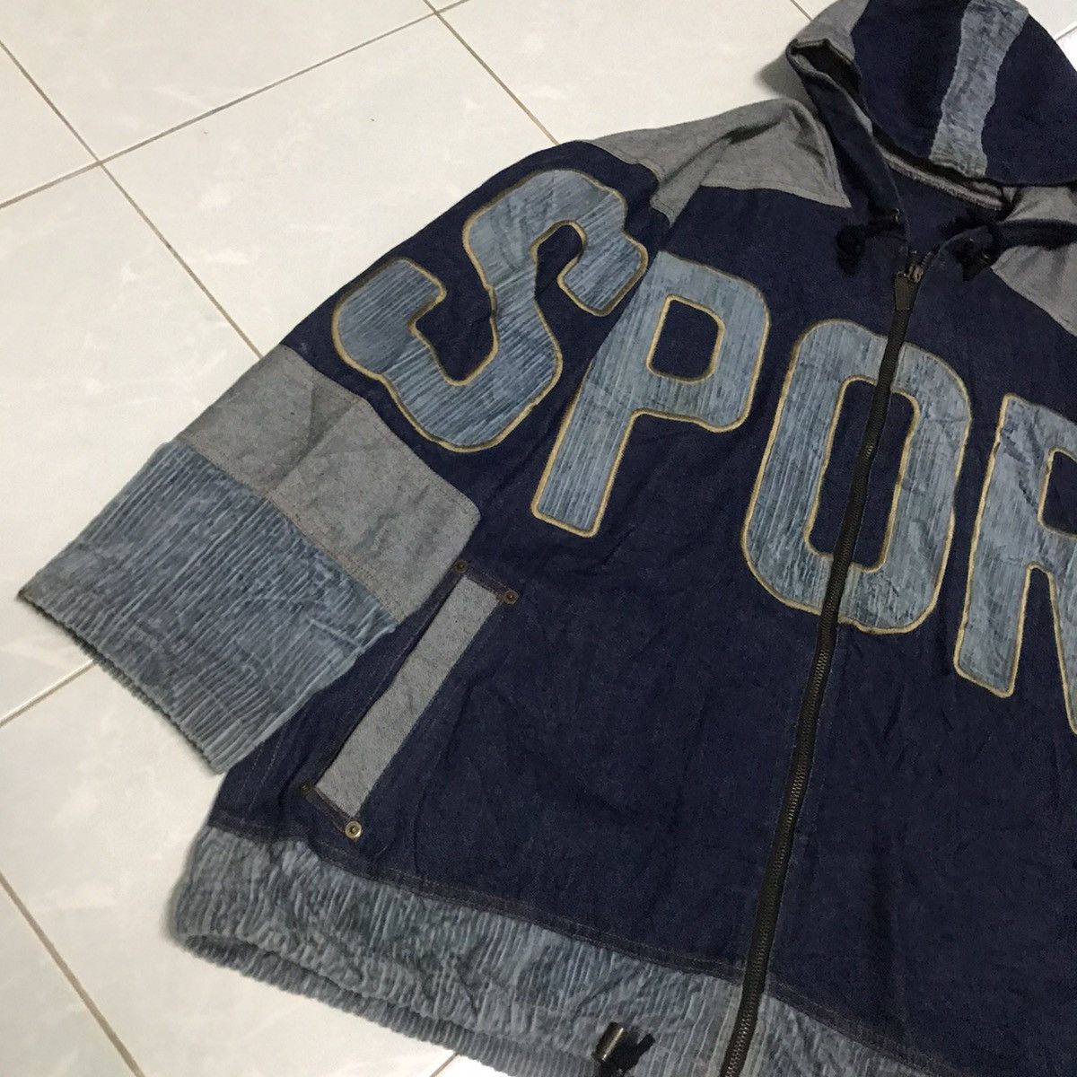 Designer × Japanese Brand × Vintage Vintage Japanese Infinity SPORT Embroidery Hooded Jacket Size US L / EU 52-54 / 3 - 3 Thumbnail