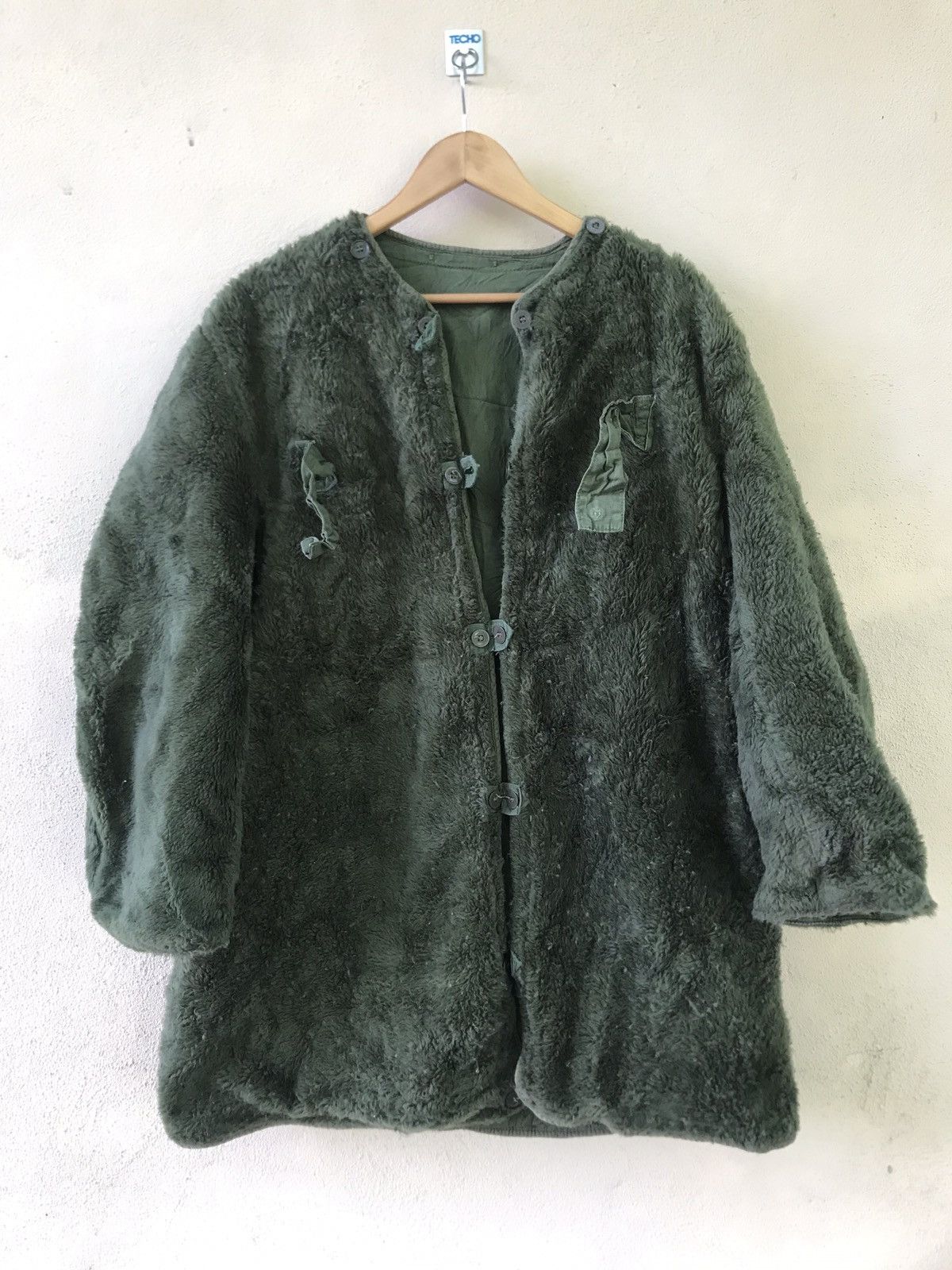 Japanese Brand Vintage C48 Sherpa Fleece Cardigan Jacket Size US L / EU 52-54 / 3 - 1 Thumbnail