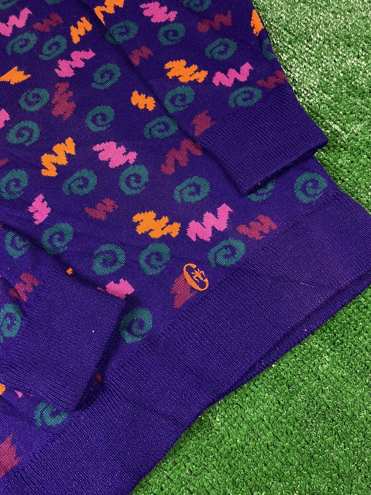 Conte of Florence × Vintage Vintage Conte of Florence Abstract Wool Knit Sweater Size US M / EU 48-50 / 2 - 3 Thumbnail