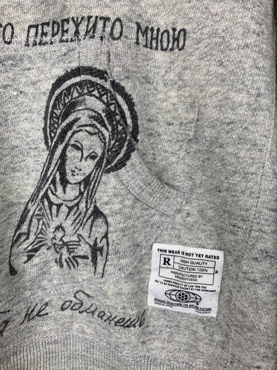 Japanese Brand Vintage Hollywood Rebels Jesus Fullprint Hoodie Size US S / EU 44-46 / 1 - 4 Thumbnail