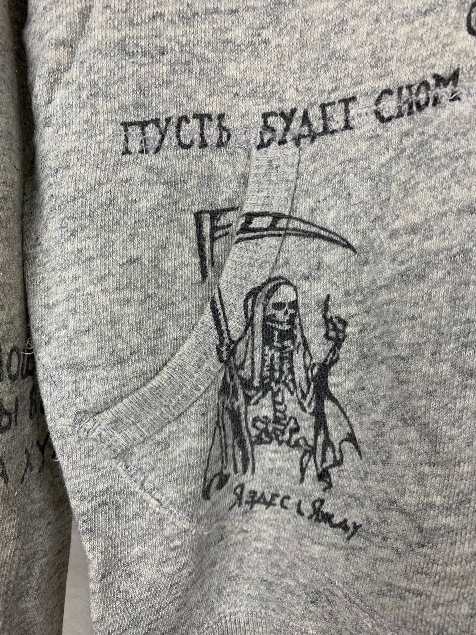 Japanese Brand Vintage Hollywood Rebels Jesus Fullprint Hoodie Size US S / EU 44-46 / 1 - 5 Thumbnail