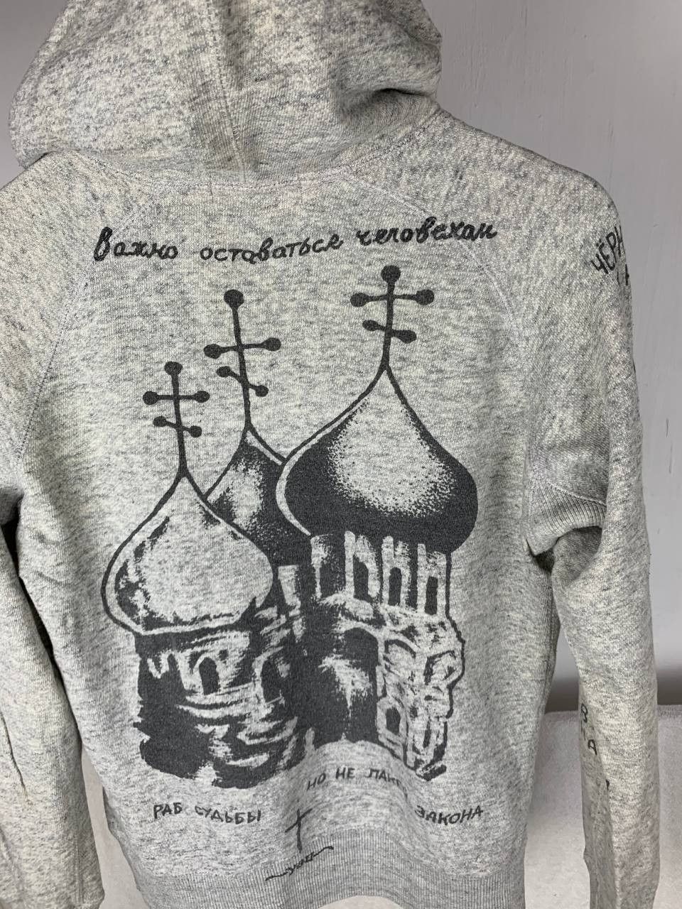 Japanese Brand Vintage Hollywood Rebels Jesus Fullprint Hoodie Size US S / EU 44-46 / 1 - 9 Thumbnail