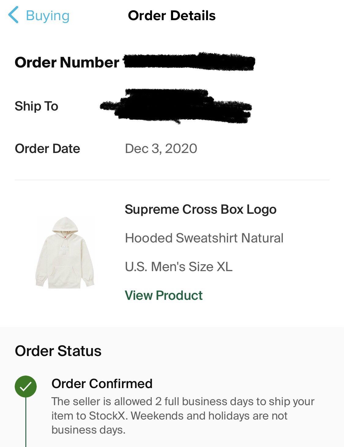 Supreme cross box logo hooded sweatshirt natural hotsell