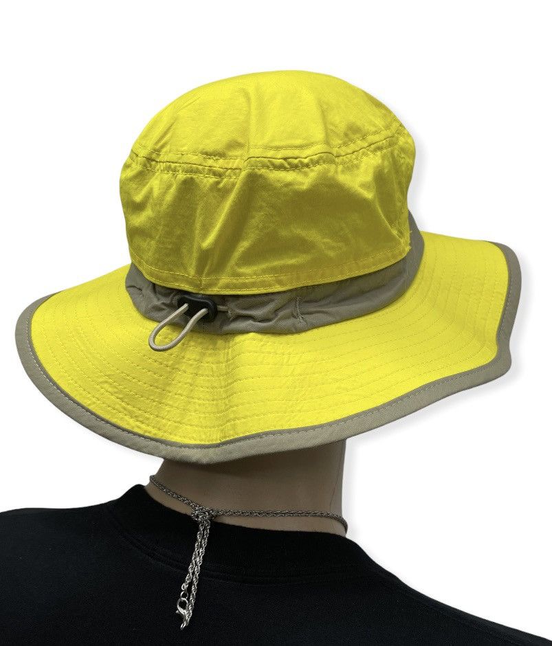 Goldwin DOPE YELLOW! TNF x GOLDWIN JAPAN Hype Nylon Bucket Hat Size ONE SIZE - 4 Thumbnail