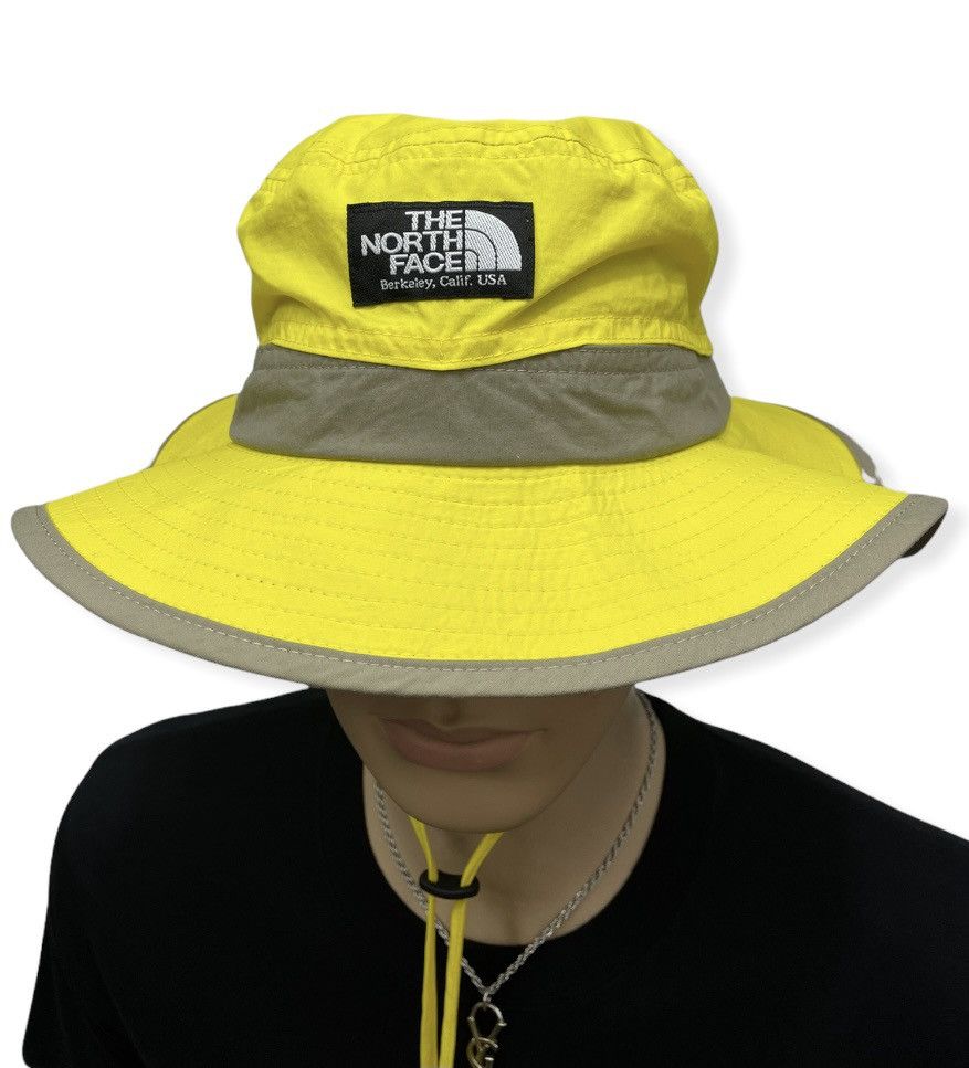 Goldwin DOPE YELLOW! TNF x GOLDWIN JAPAN Hype Nylon Bucket Hat Size ONE SIZE - 1 Thumbnail