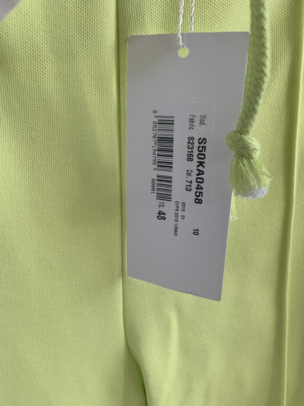 Maison Margiela Highlighter Yellow Trousers With Black Trim Size US 32 / EU 48 - 5 Thumbnail