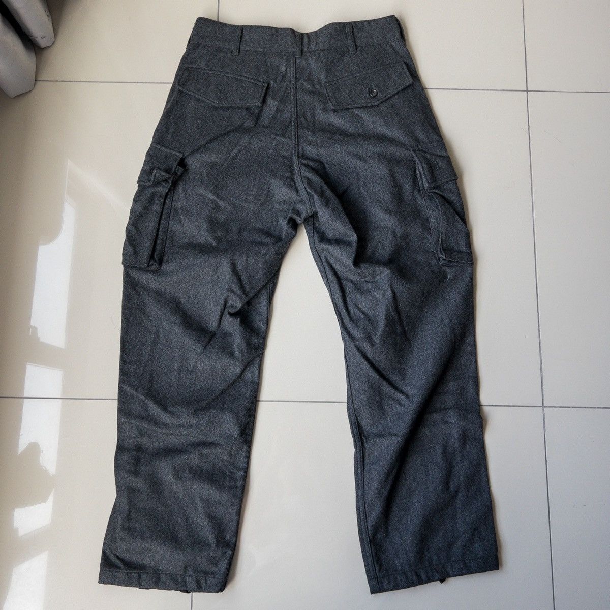 Engineered Garments Engineered Garments FW21 FA Pant Grey Wool Cotton Flannel Size US 32 / EU 48 - 4 Thumbnail