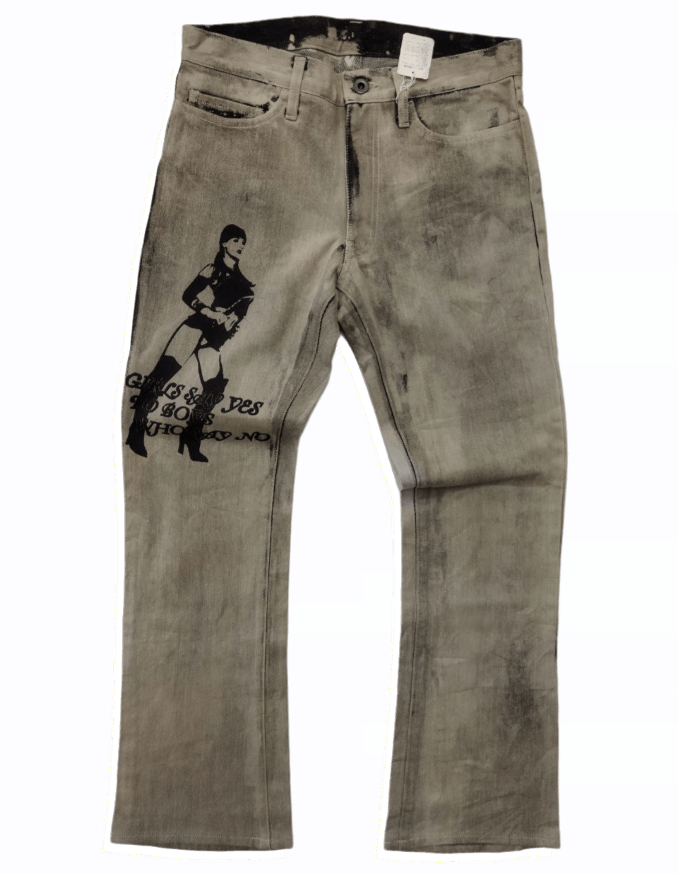 edge rupert 英字 message design pants - メルカリ
