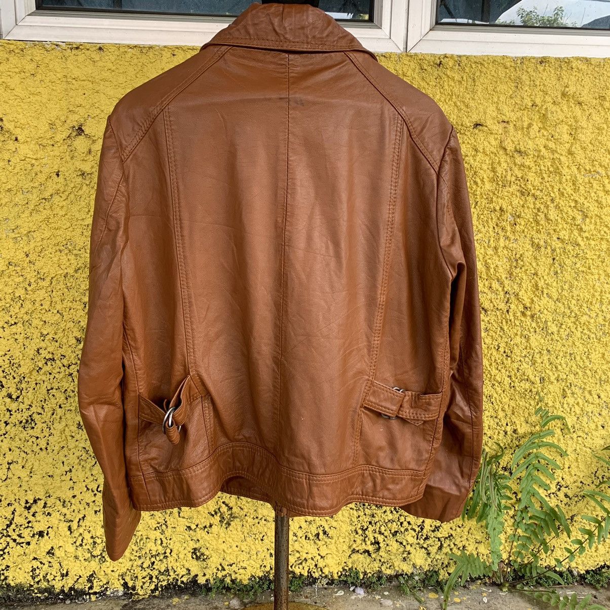 Genuine Leather Brown leather jacket vintage Size US S / EU 44-46 / 1 - 2 Thumbnail