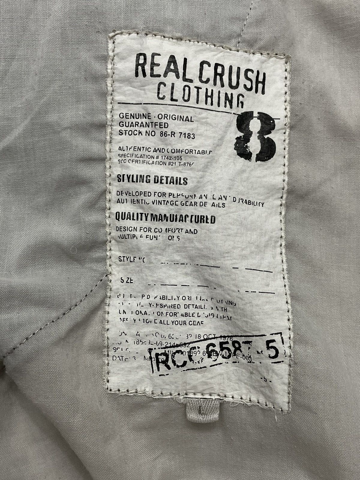 Japanese Brand FYE! REALCRUSH CLOTHING Big Box Pocket Baggy Cargo Size US 32 / EU 48 - 5 Thumbnail