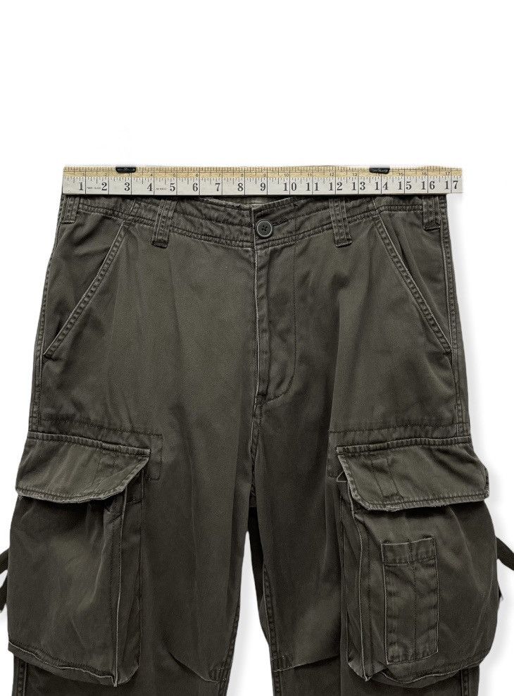 Japanese Brand FYE! REALCRUSH CLOTHING Big Box Pocket Baggy Cargo Size US 32 / EU 48 - 6 Thumbnail