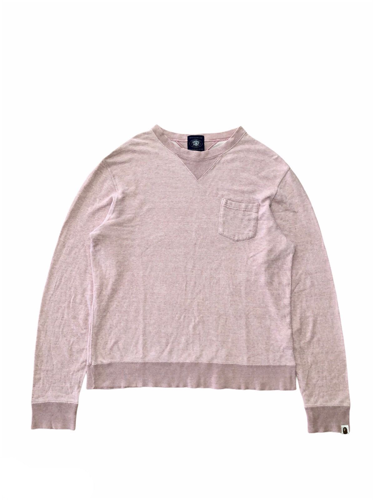 Bape A Bathing Ape Bape Single Pocket Plain Sweatshirts Size US M / EU 48-50 / 2 - 1 Thumbnail